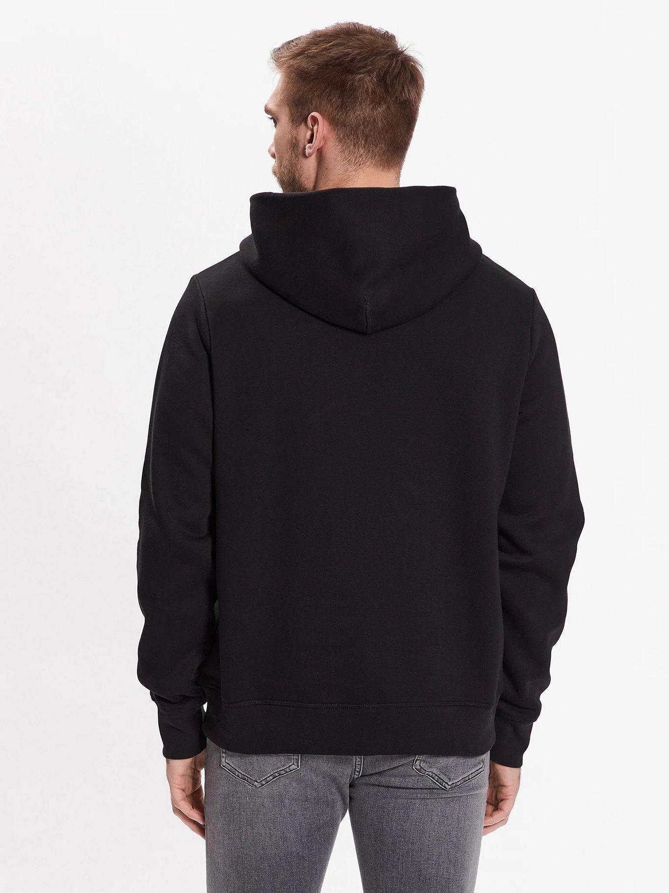 Polerón Hoodie Curve Logo Negro Tommy Hilfiger-2