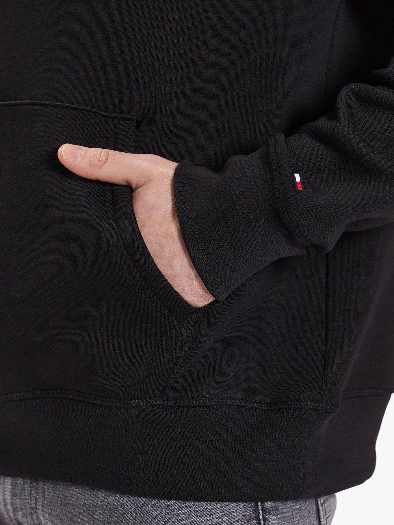 Polerón Hoodie Curve Logo Negro Tommy Hilfiger-4
