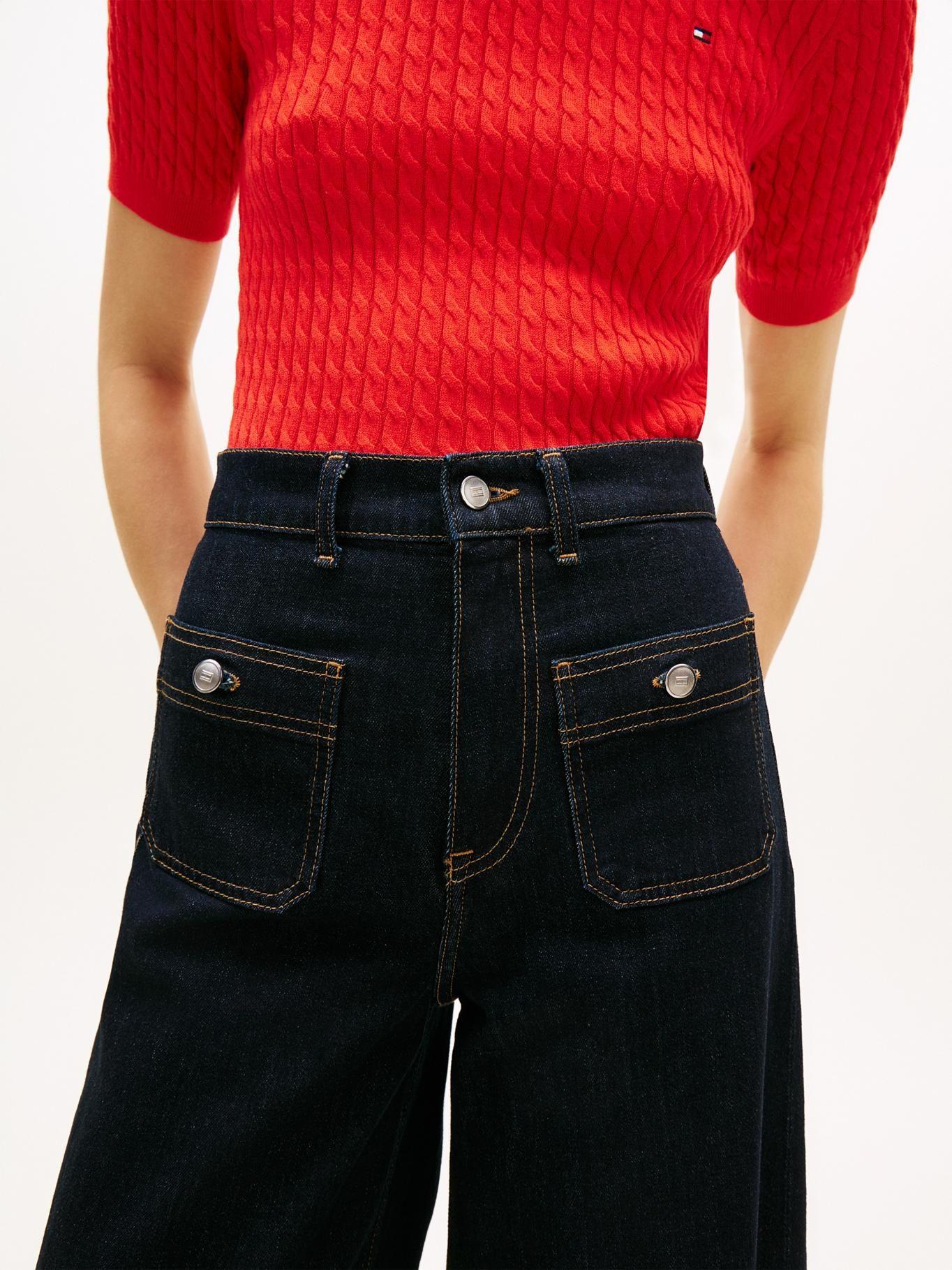 Jeans De Talle Alto Wide Leg Fit-3