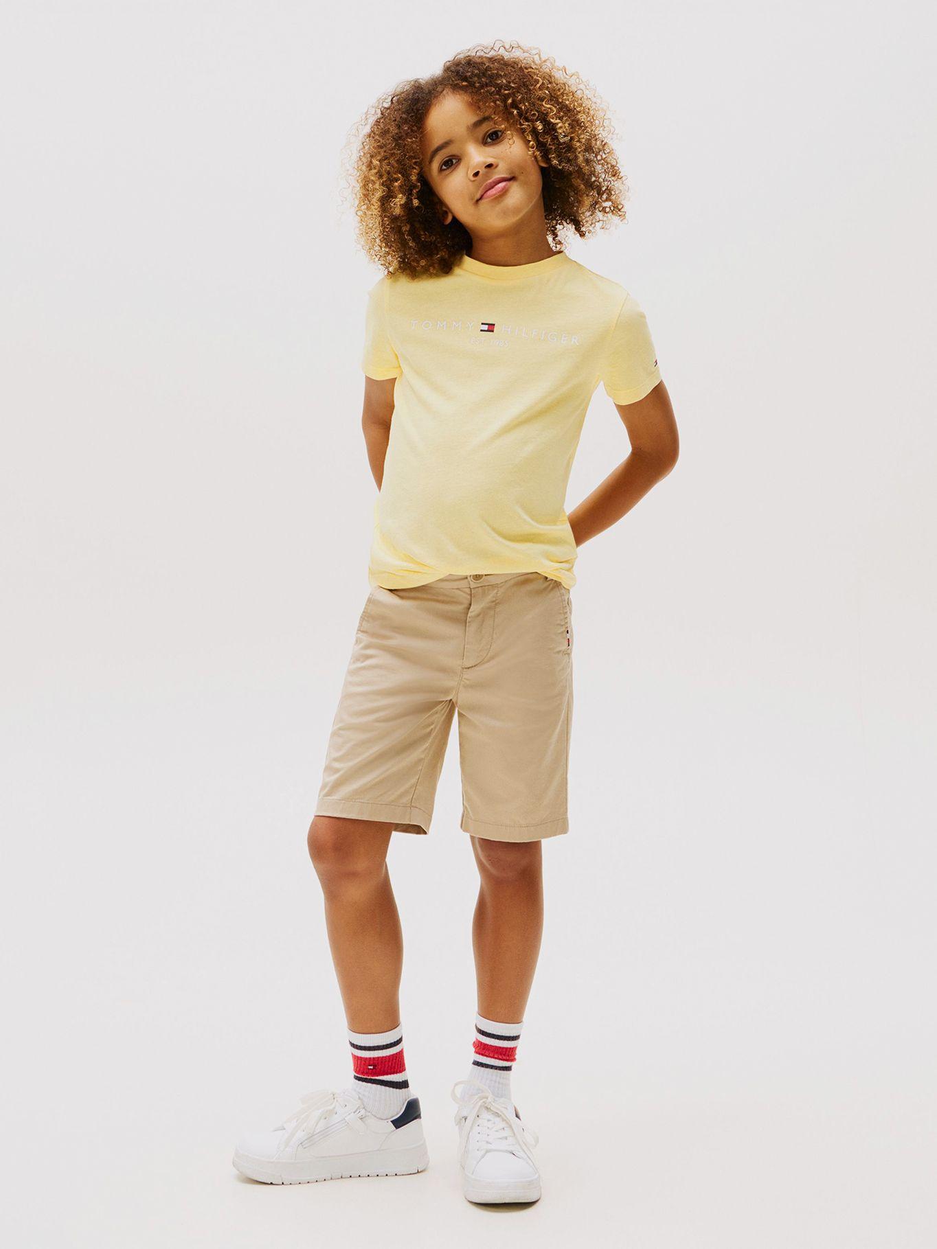 Polera Essential Cuello Redondo Amarillo Tommy Hilfiger-1