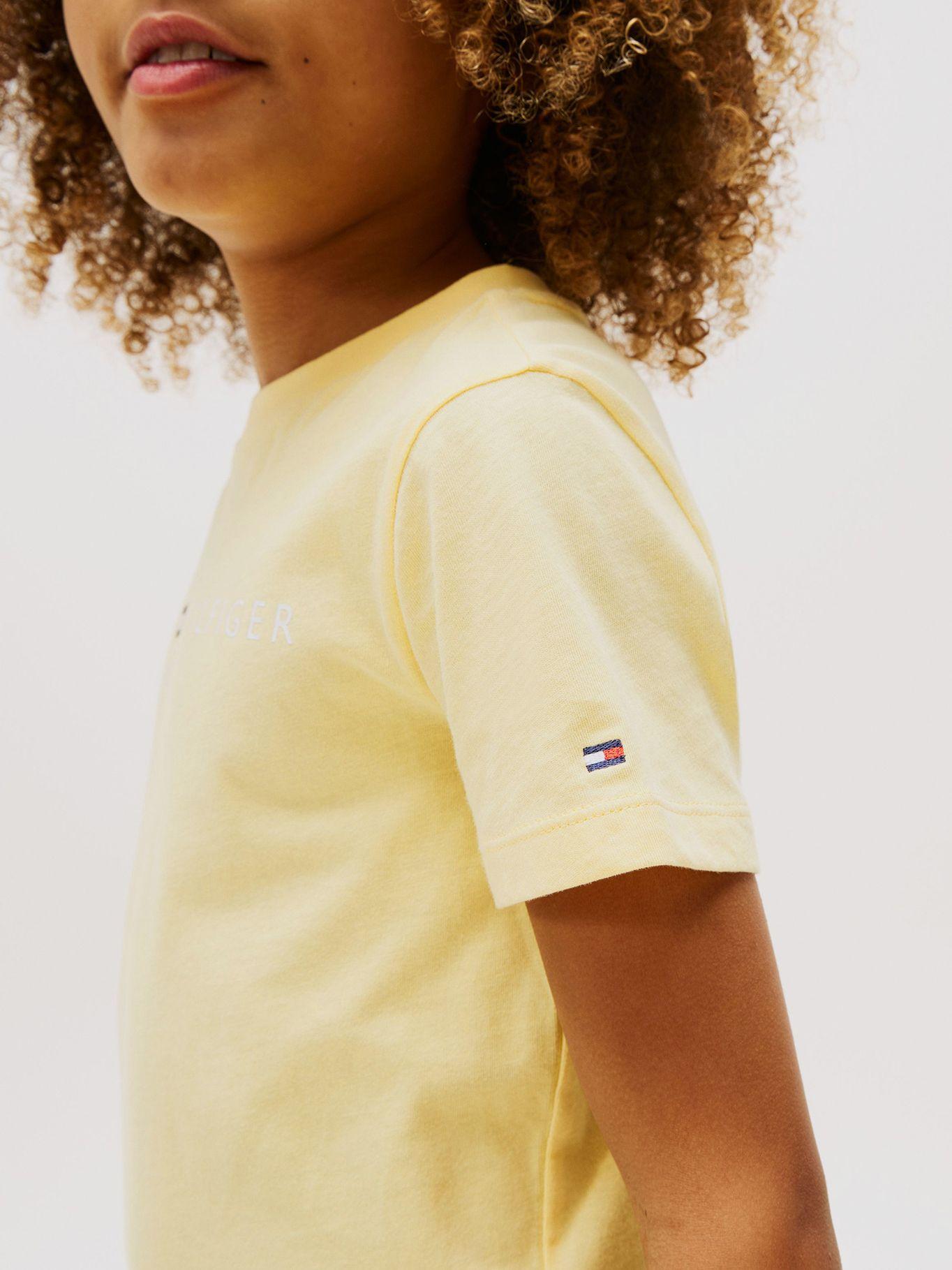 Polera Essential Cuello Redondo Amarillo Tommy Hilfiger-3