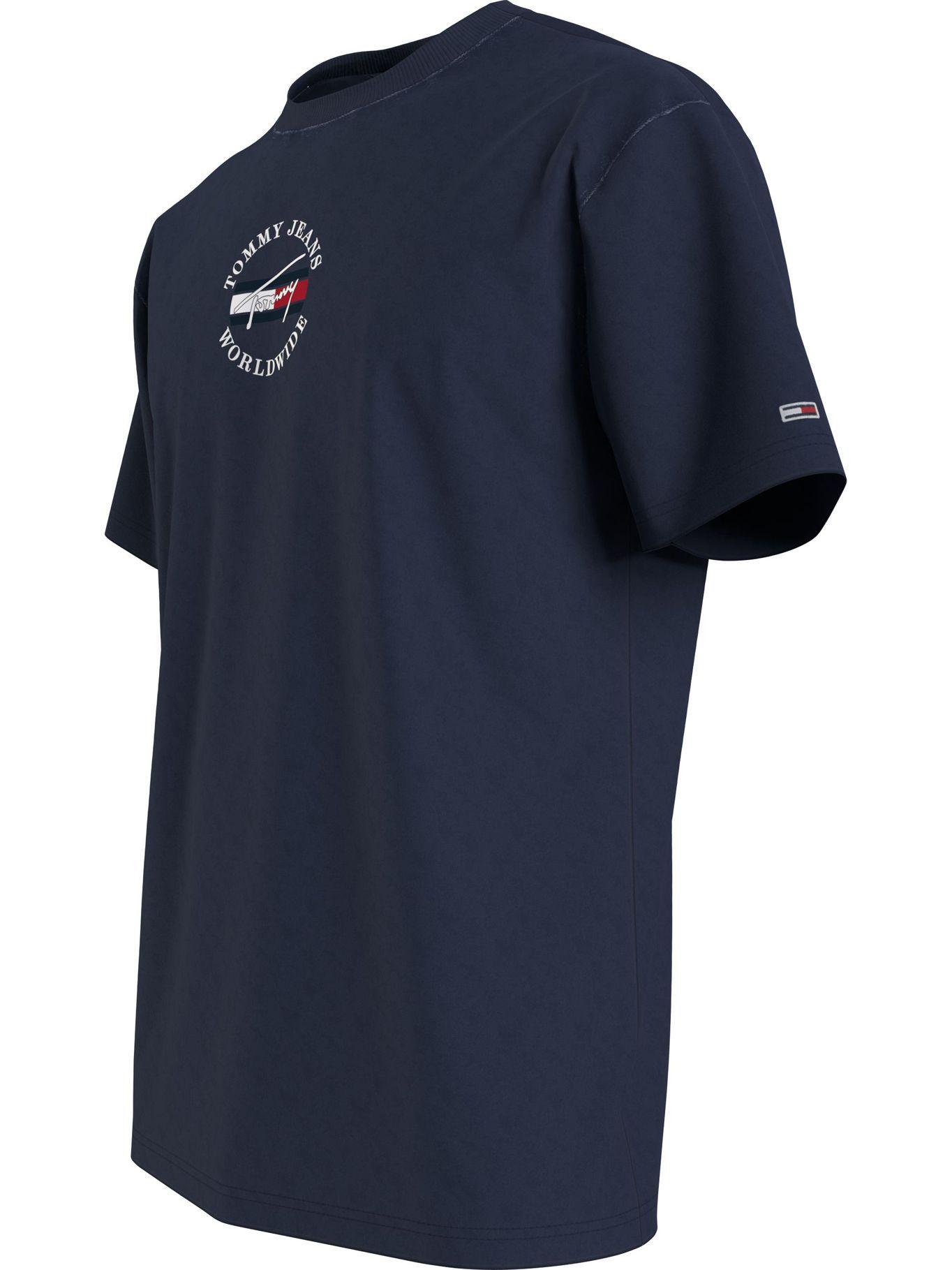 Polera Organic Cotton Azul Tommy Jeans M2-2