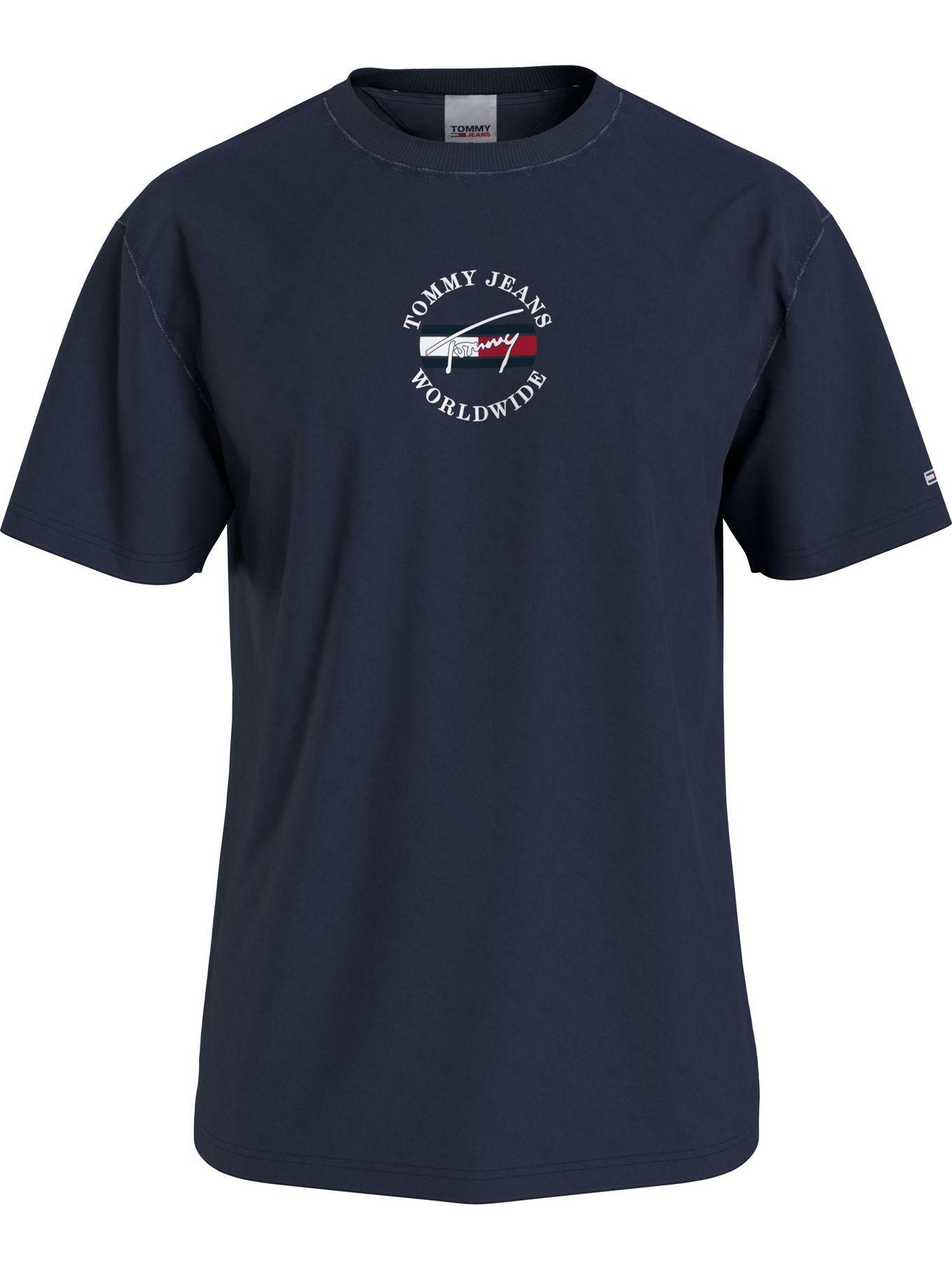 Polera Organic Cotton Azul Tommy Jeans M2-0