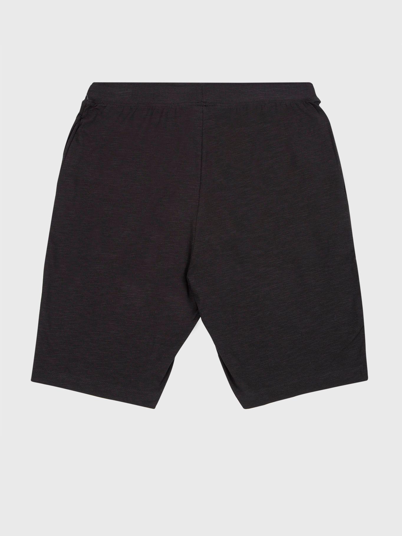 Pijama Pantalón Corto Essential Logo Negro Tommy Hilfiger-1