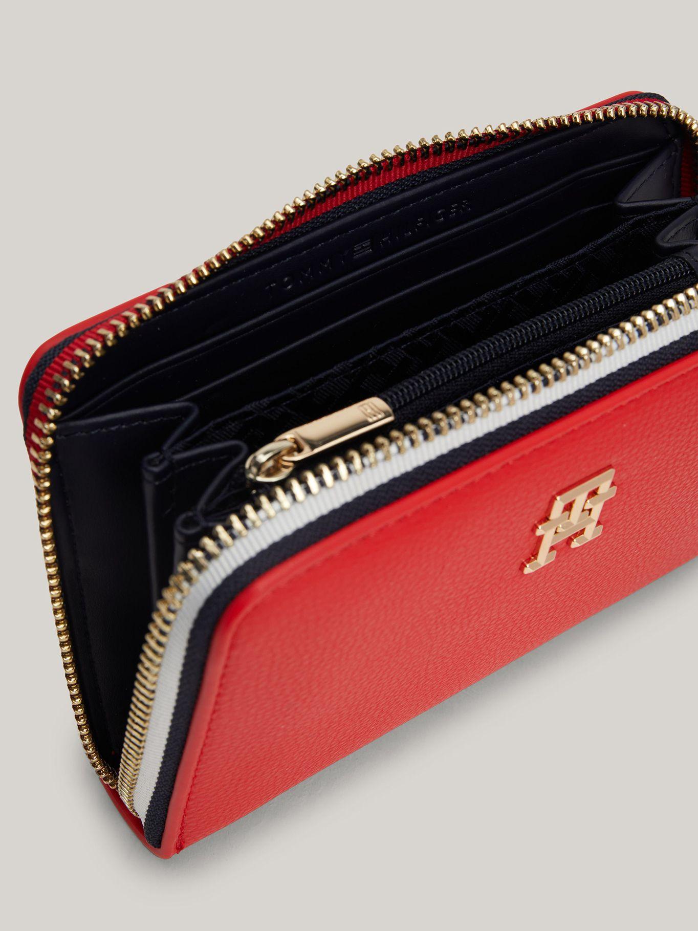 Billetera Essential Con Cierre Rojo Tommy Hilfiger-2