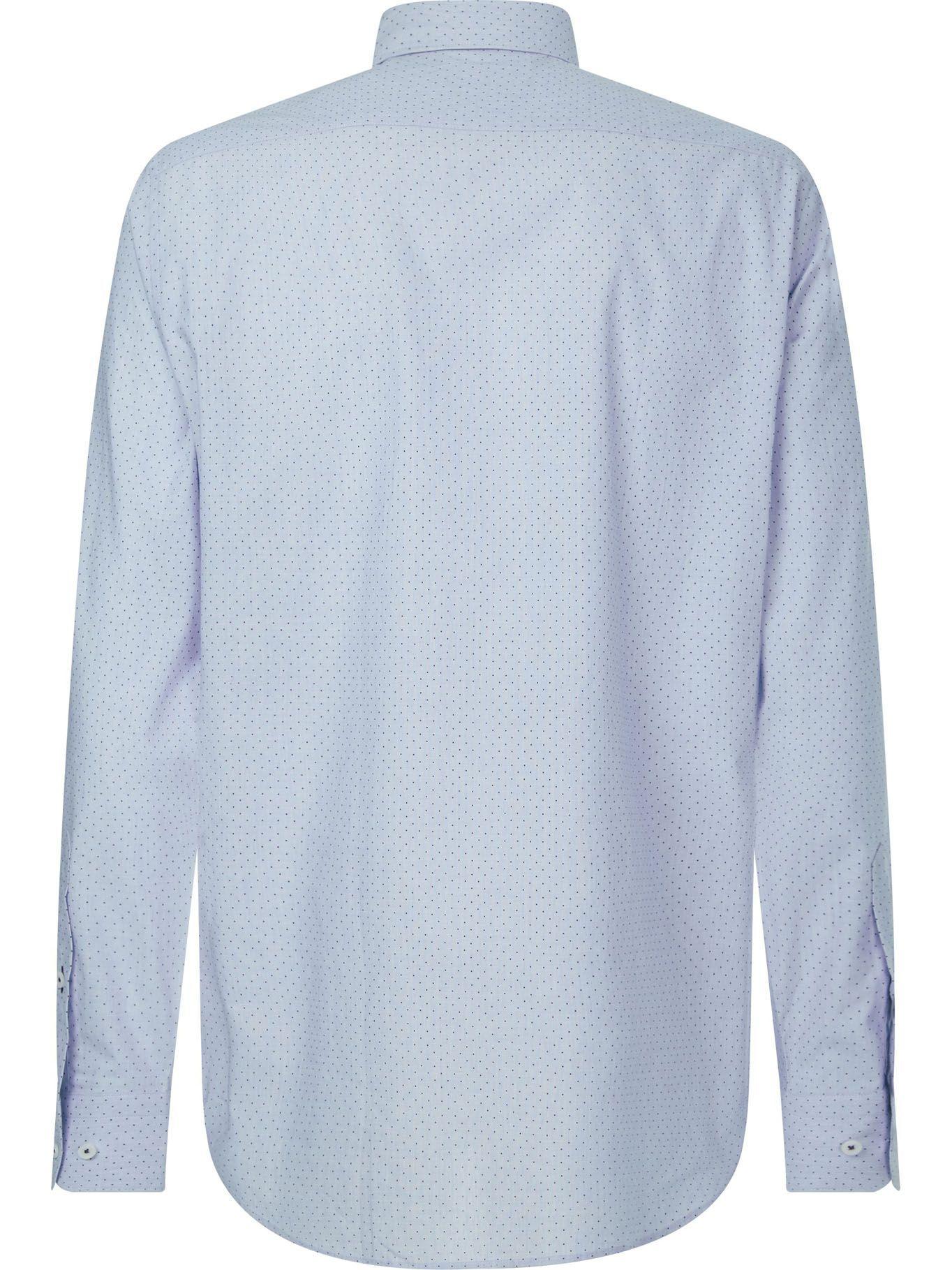 Camisa Regular Fit Dot Print Celeste Tommy Hilfiger-1