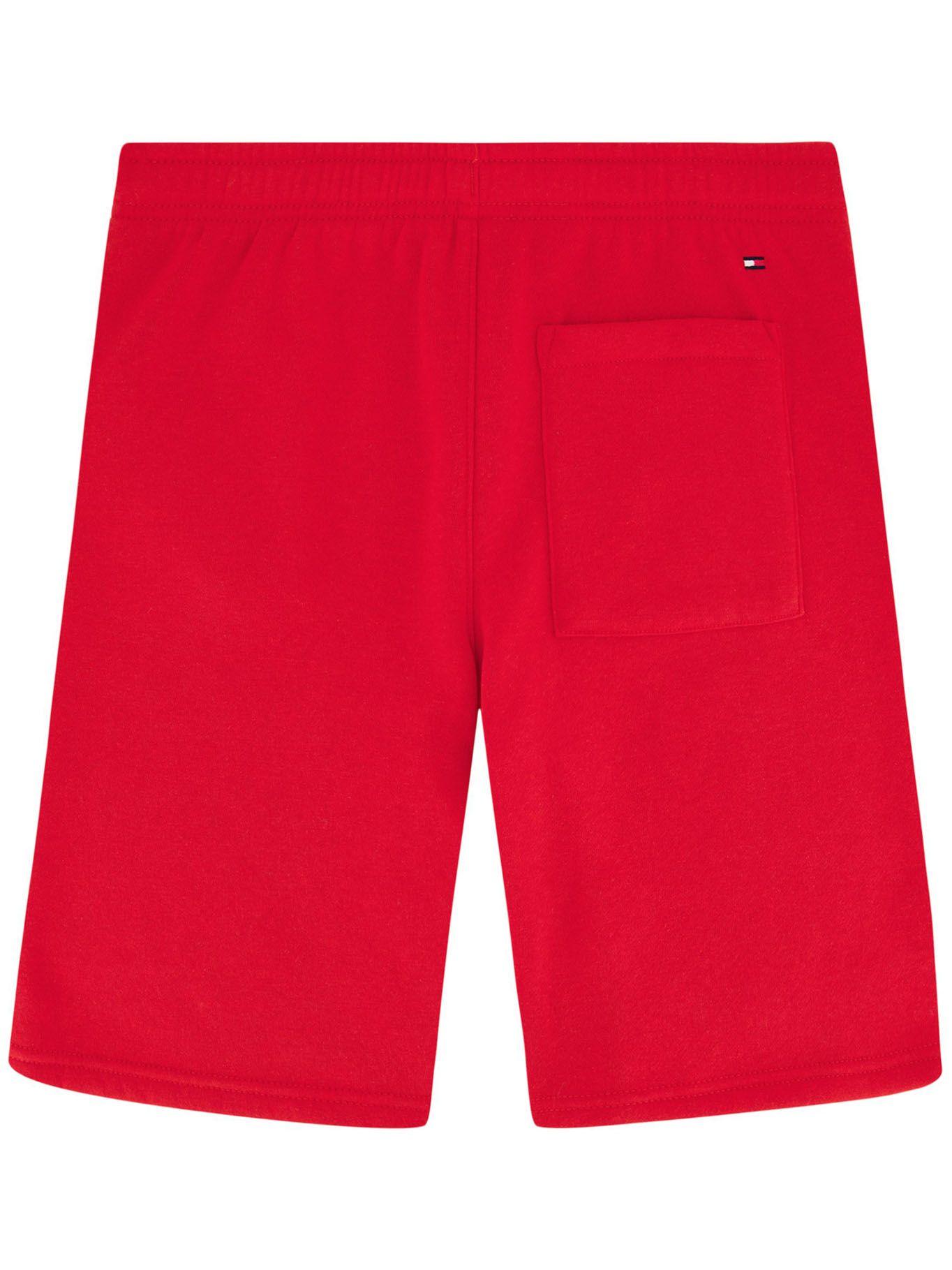 Shorts De Algodón Signature Rojo Tommy Hilfiger-1