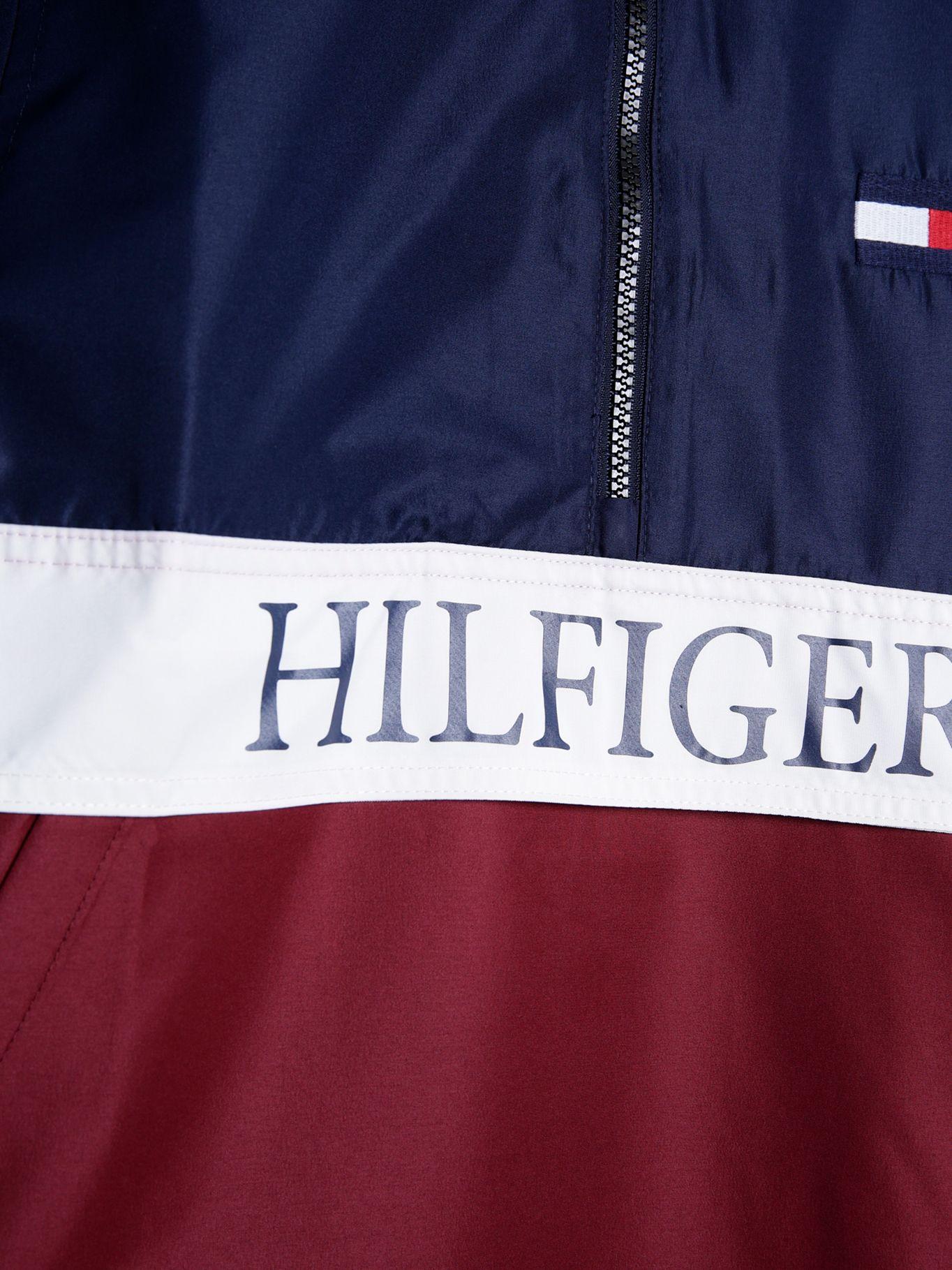 Cortavientos Colorblock Rojo Oscuro Tommy Hilfiger-2
