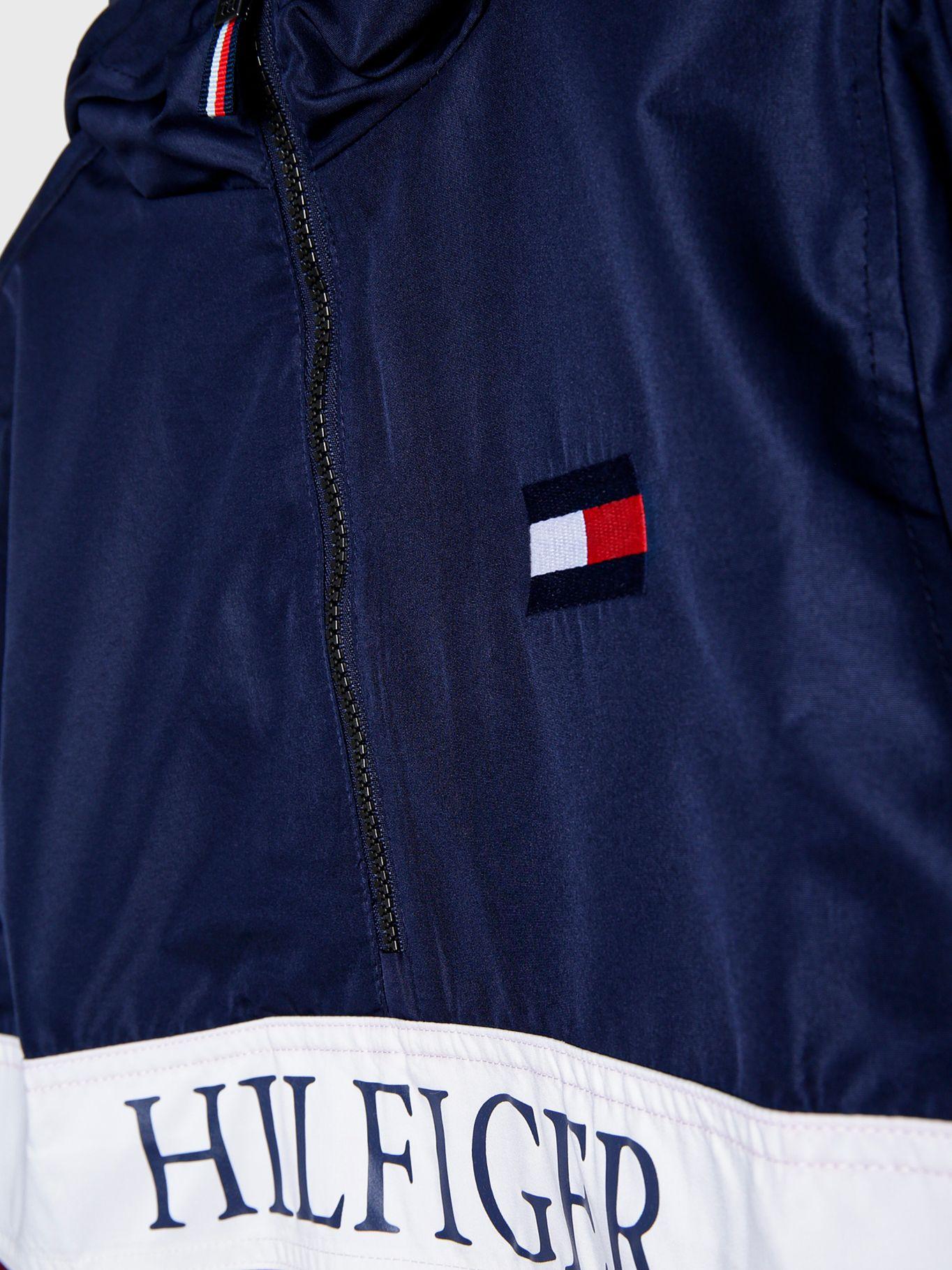 Cortavientos Colorblock Rojo Oscuro Tommy Hilfiger-3