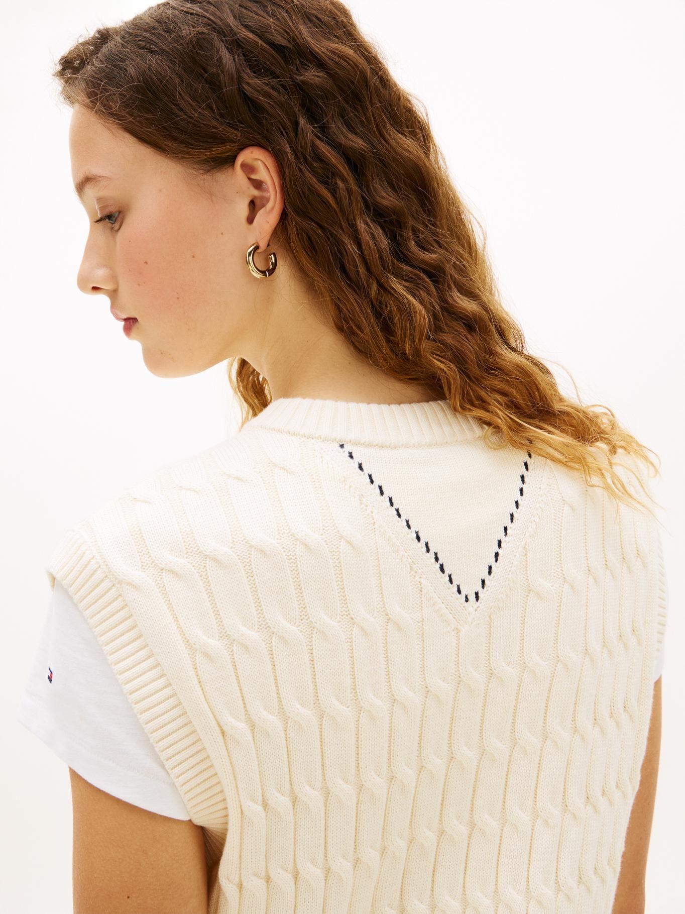 Sweater De Punto Trenzado-3