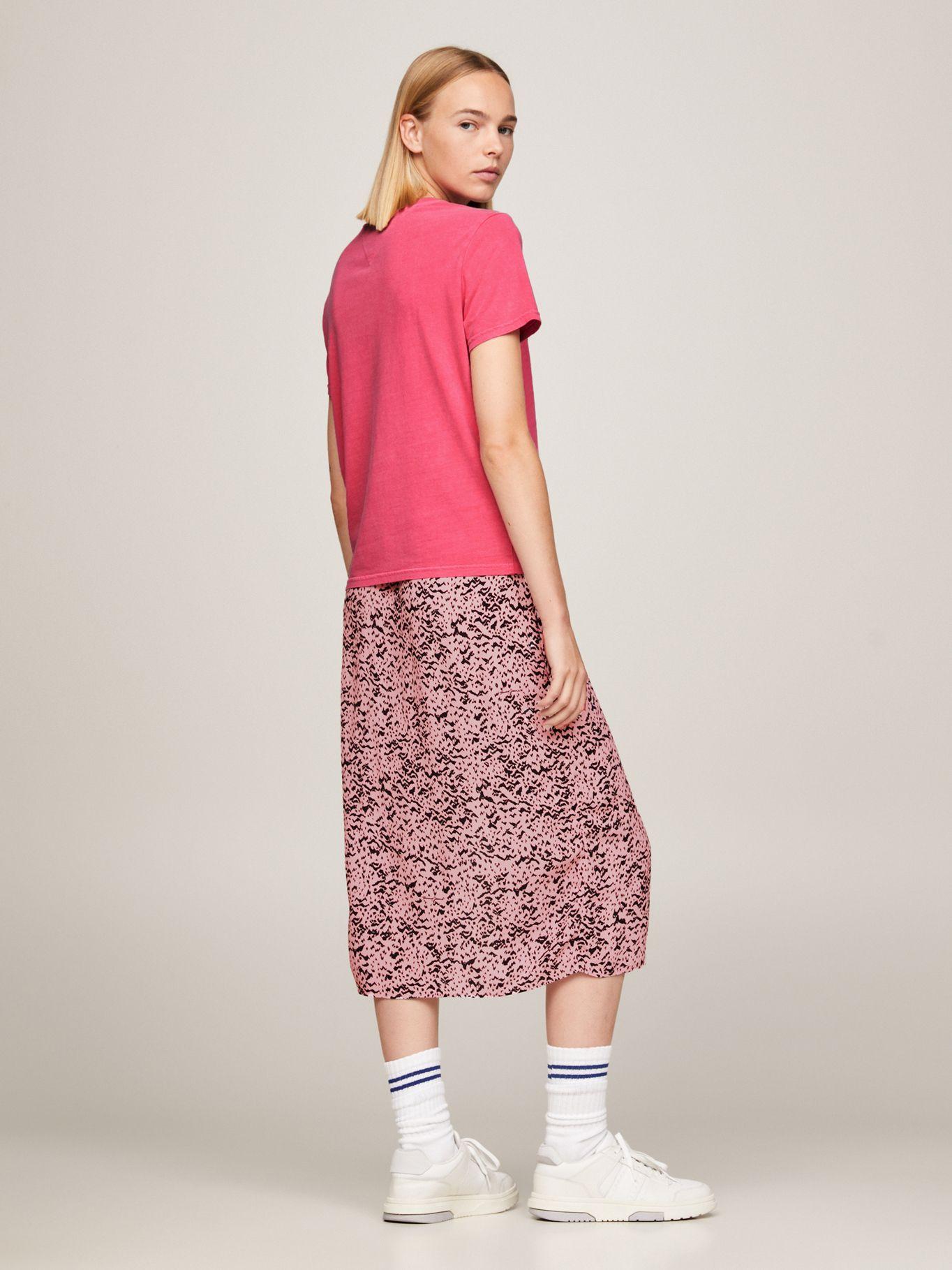 POLERA REGULAR FIT LOGO VARSITY ROSADO TOMMY JEANS-2