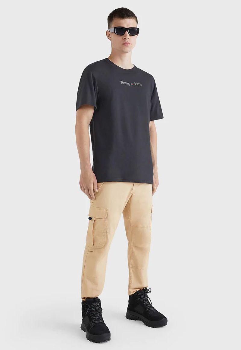 Polera Classic Linear Negro Tommy Jeans-1