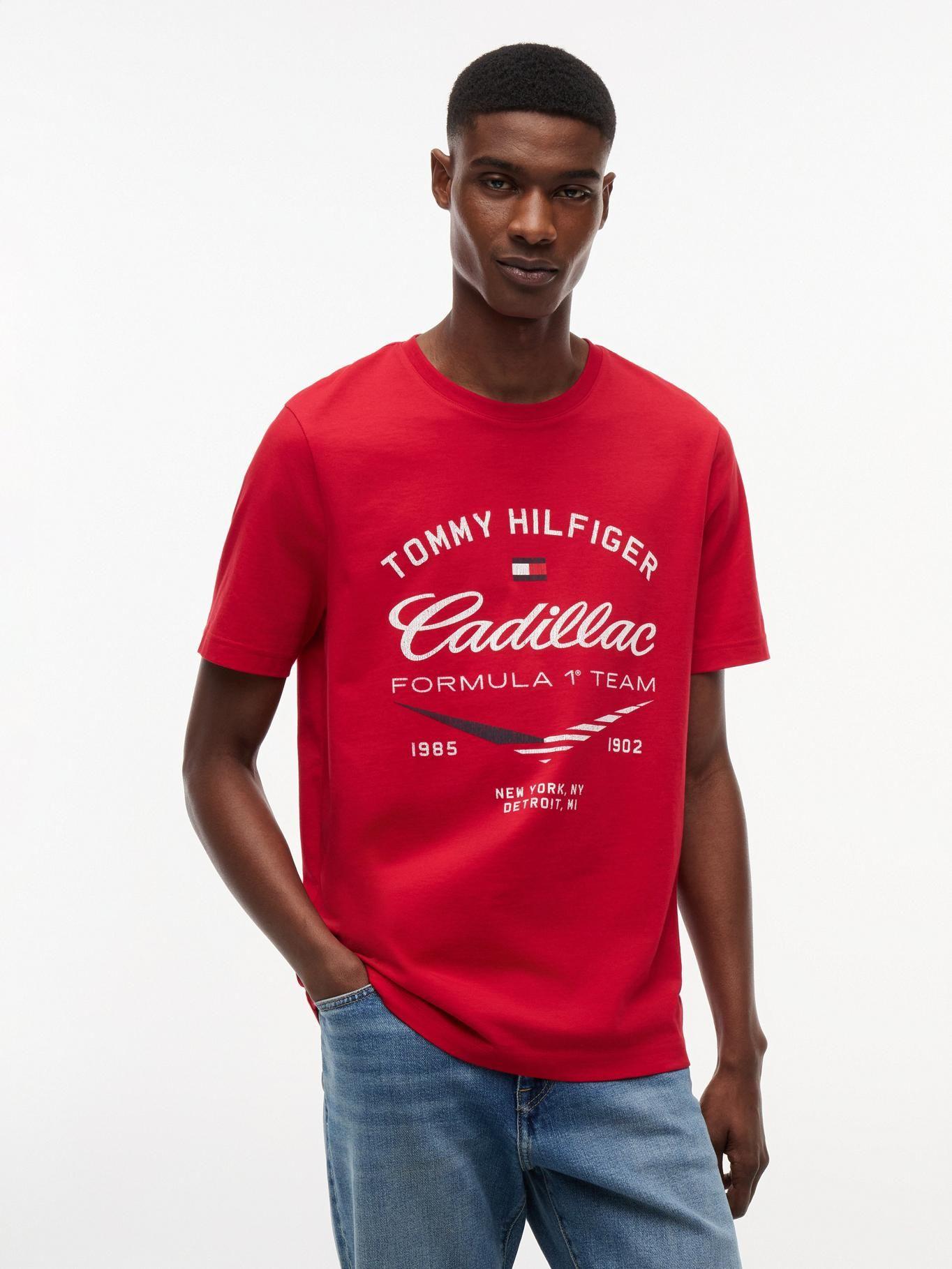Polera TH x Cadillac F1 Regular Rojo Tommy Hilfiger-0