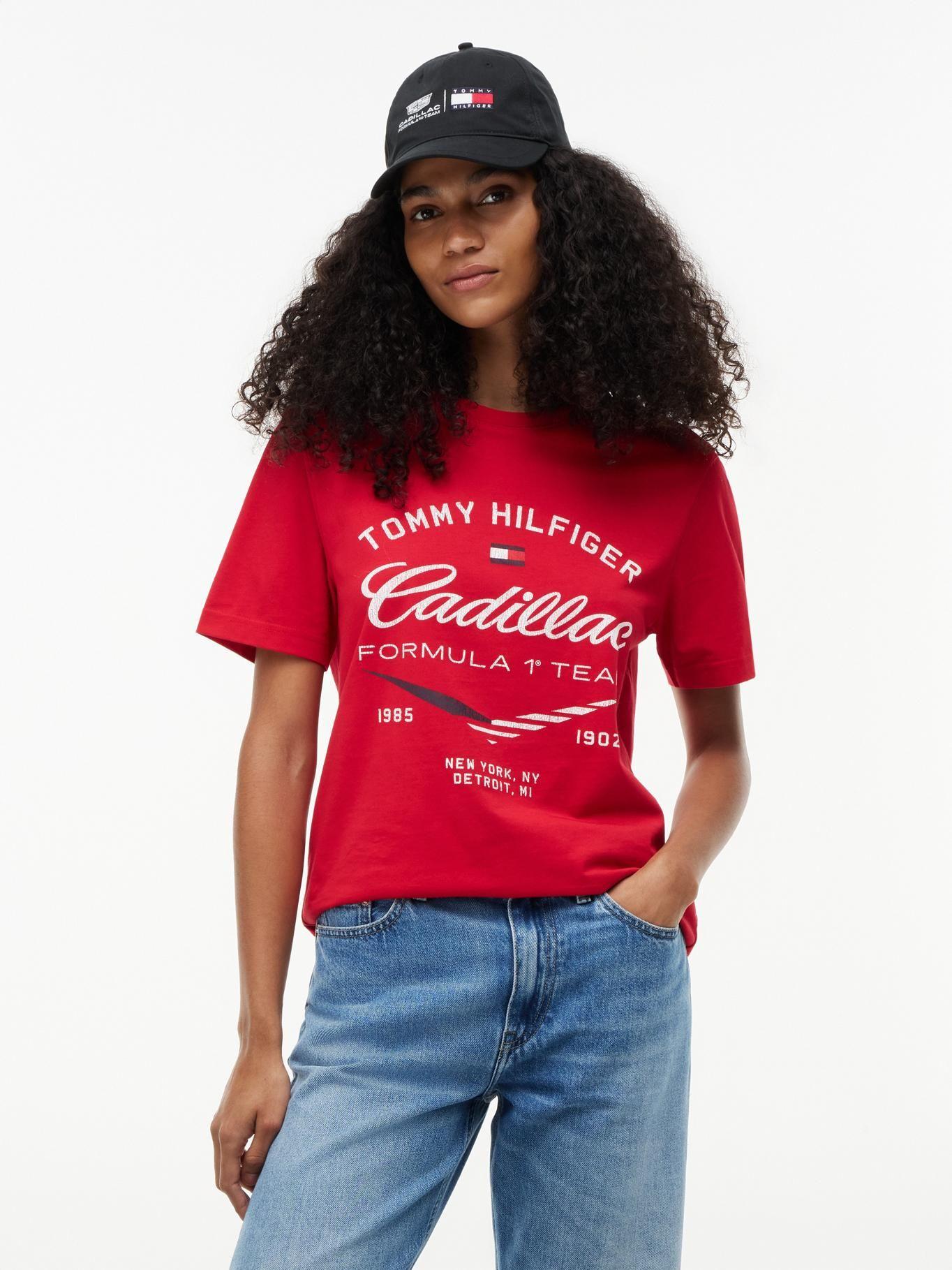 Polera TH x Cadillac F1 Regular Rojo Tommy Hilfiger-1