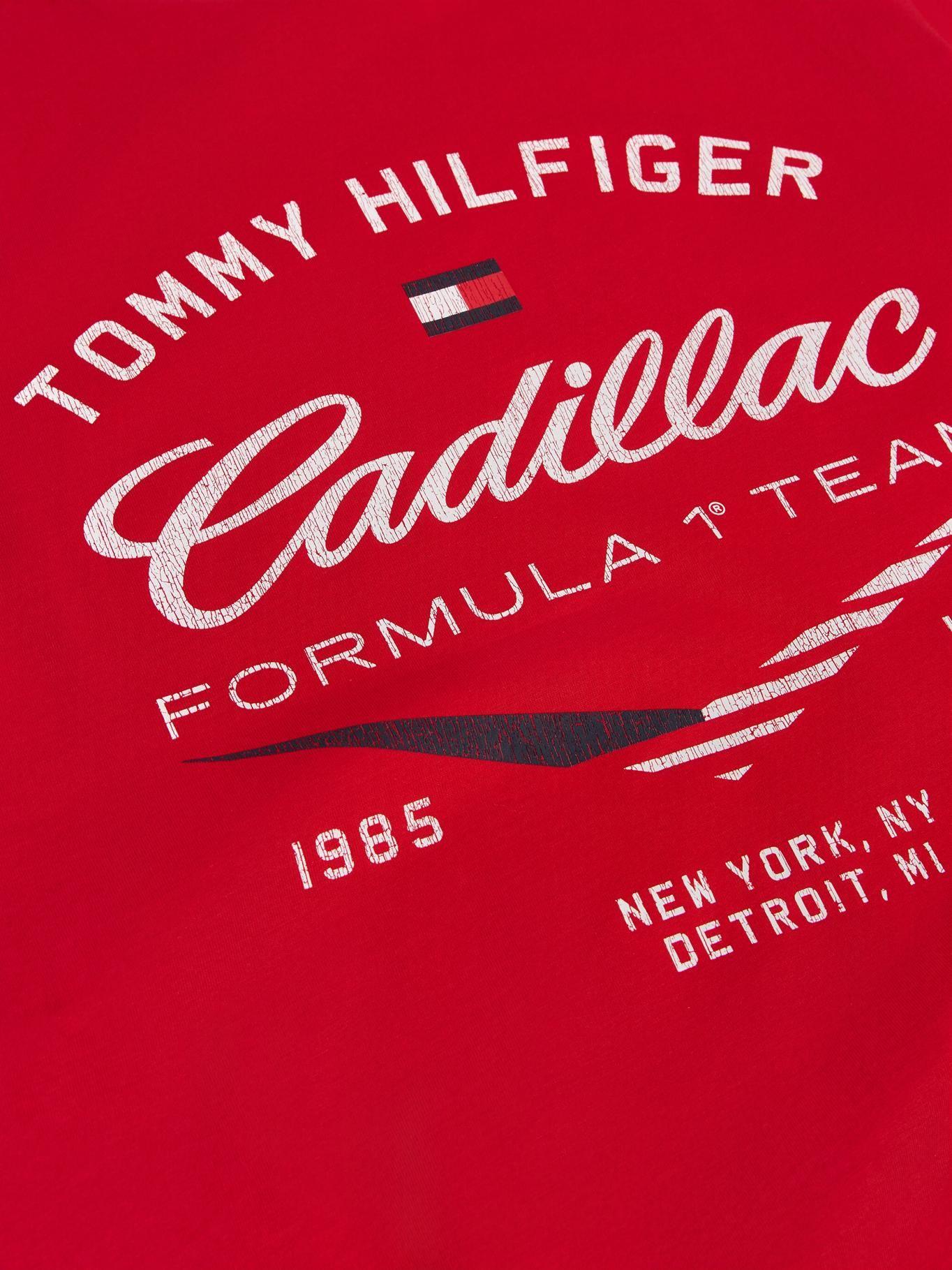 Polera TH x Cadillac F1 Regular Rojo Tommy Hilfiger-8