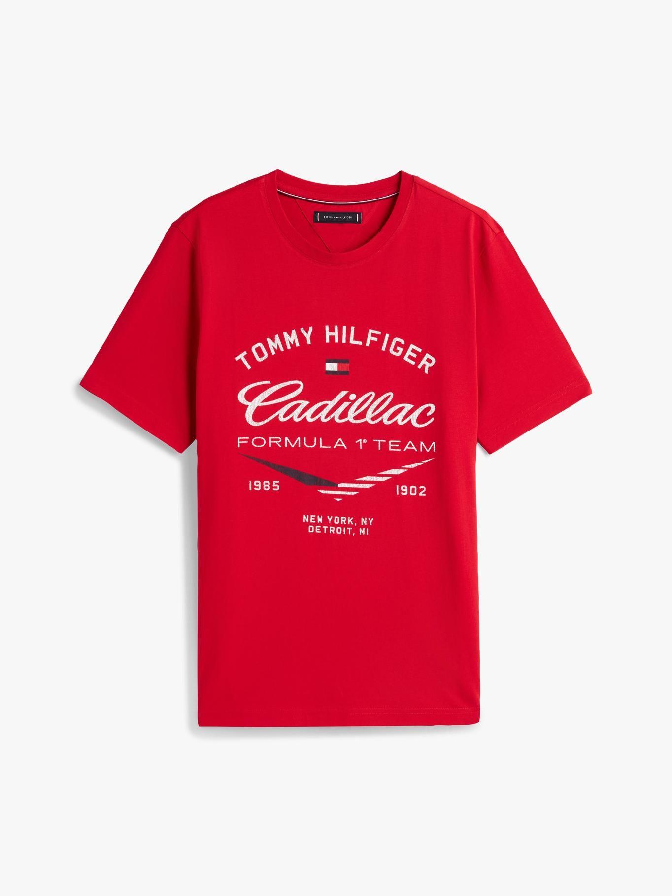 Polera TH x Cadillac F1 Regular Rojo Tommy Hilfiger-9