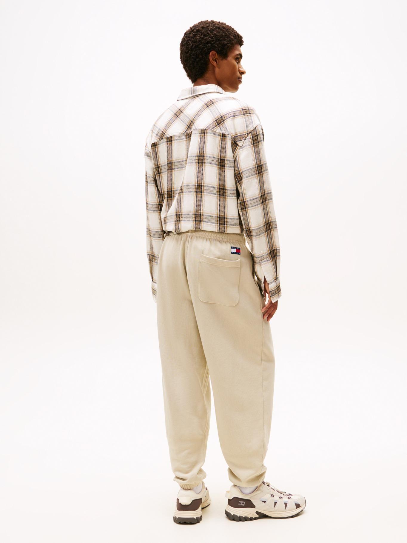 Joggers Classic Con Logo Tonal Tommy Jeans Beige-2