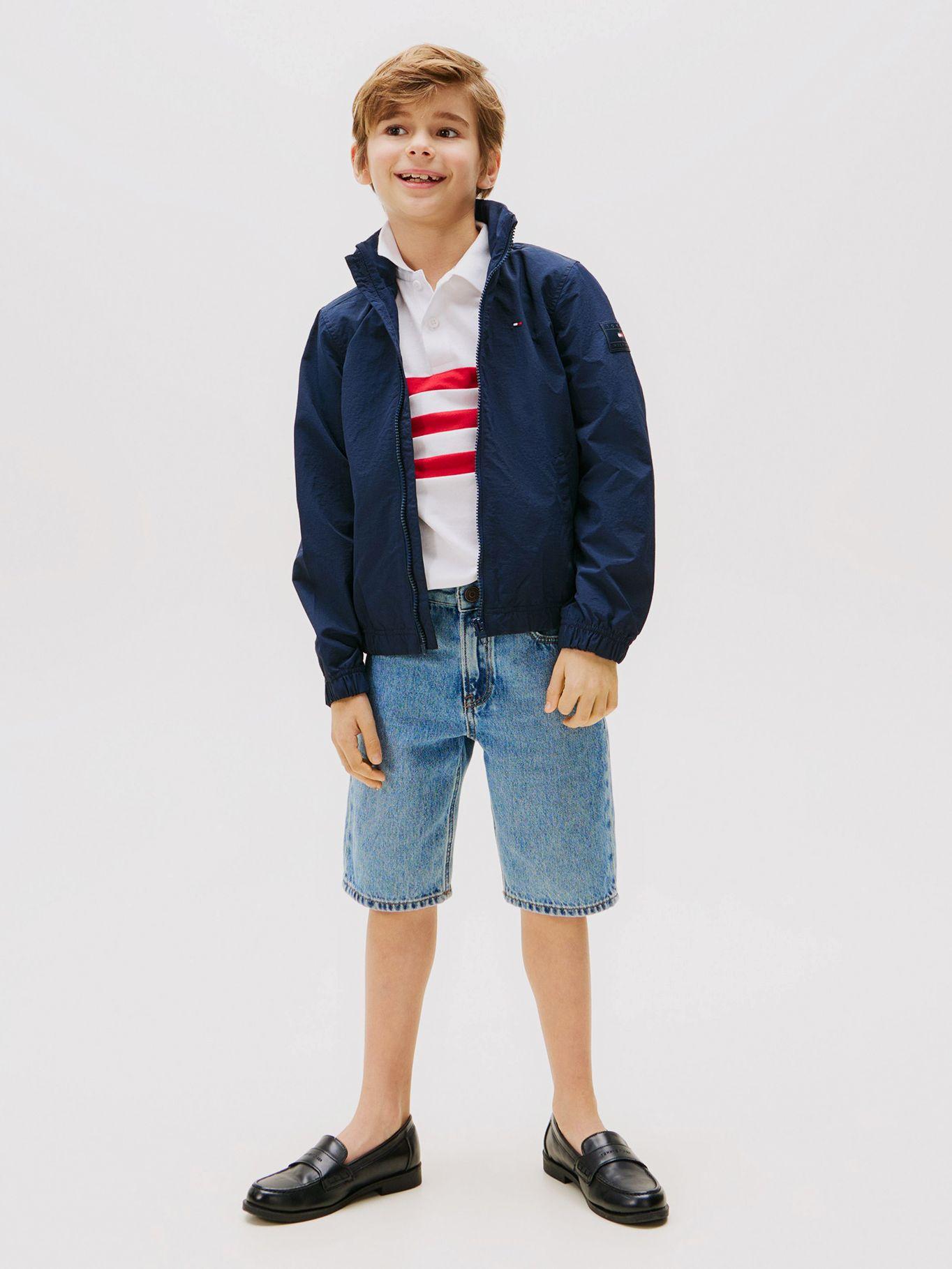 Chaqueta Gorro Y Parche Del Logo Azul Tommy Hilfiger-1