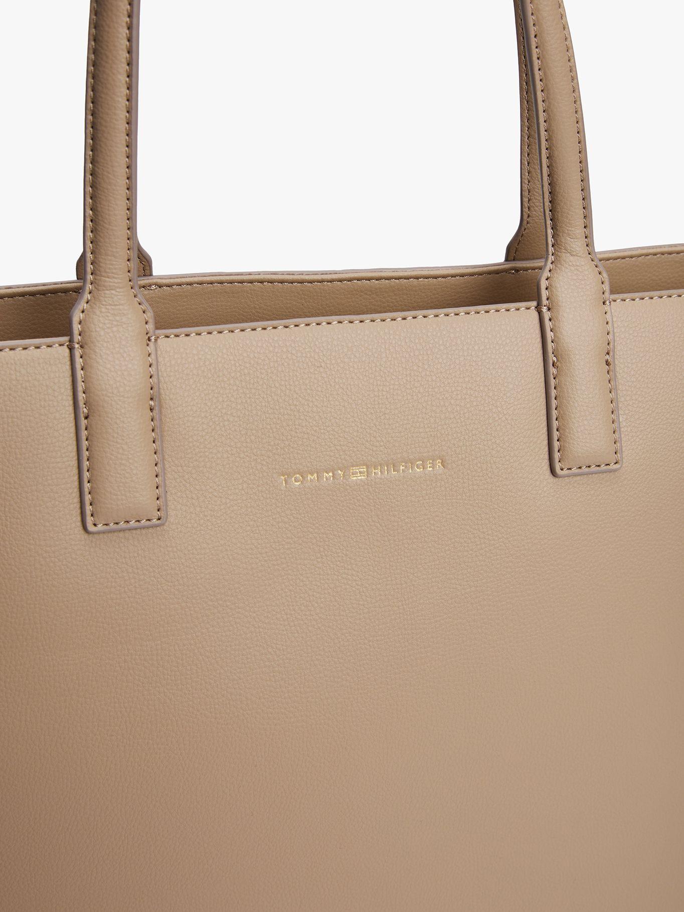 Tote Essential Con Logo Beige Tommy Hilfiger-4