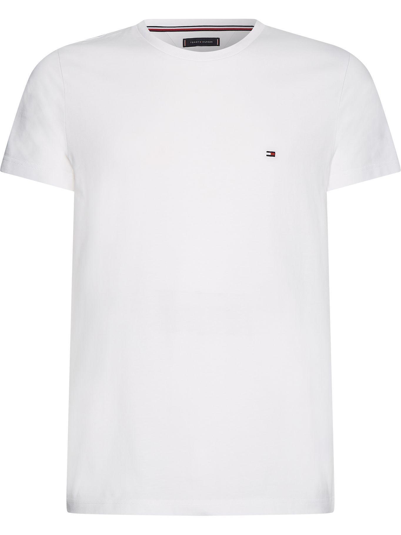 Polera Corp Back Logo Blanco Tommy Hilfiger-0