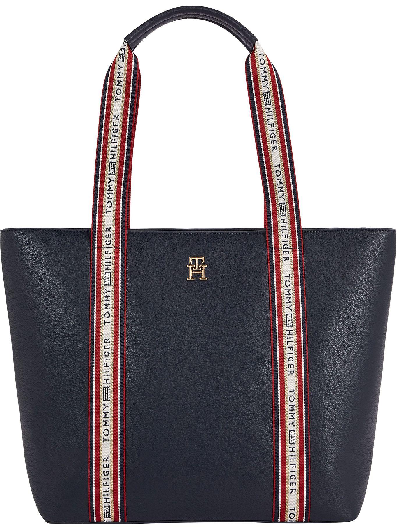 Bolso Shopper Life Con Logo Azul Tommy Hilfiger-0
