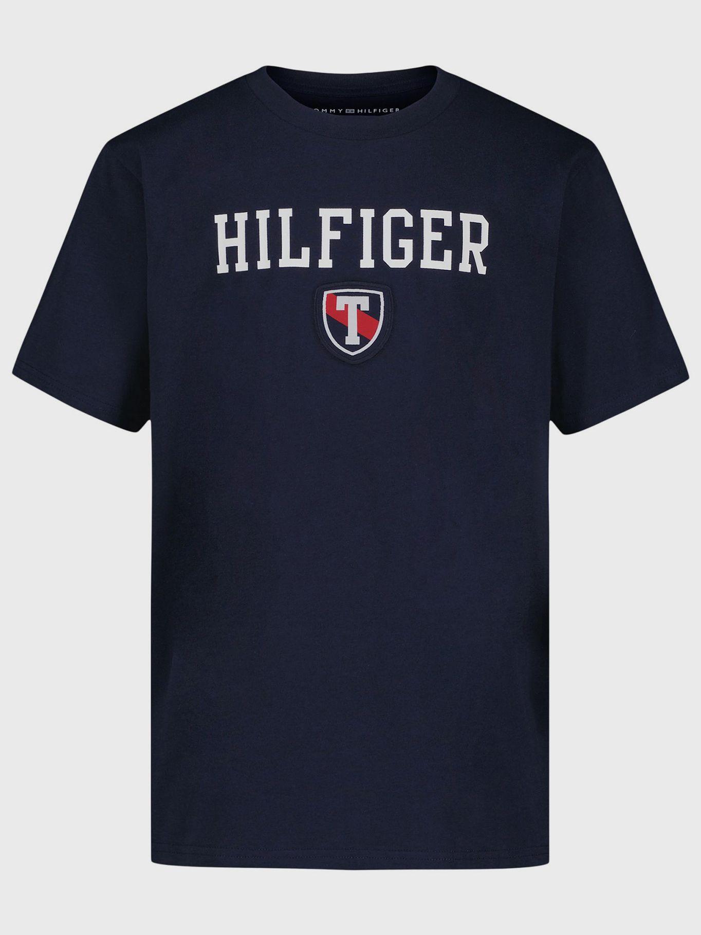 Polera De Niño Con Logo Gráfico-Azul Tommy Hilfiger-0