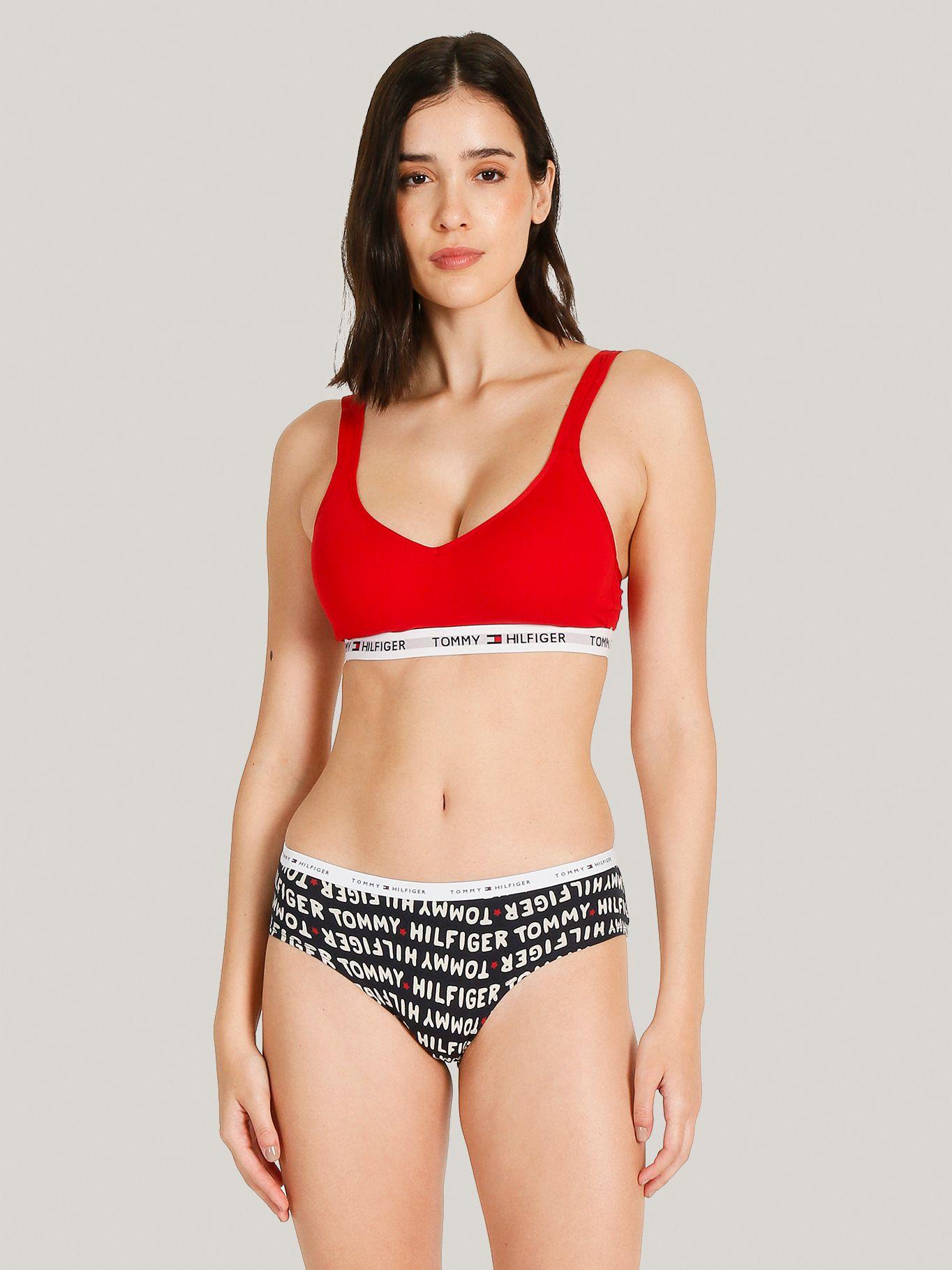 Bralette Classic Core Con Logo Rojo Tommy Hilfiger-0
