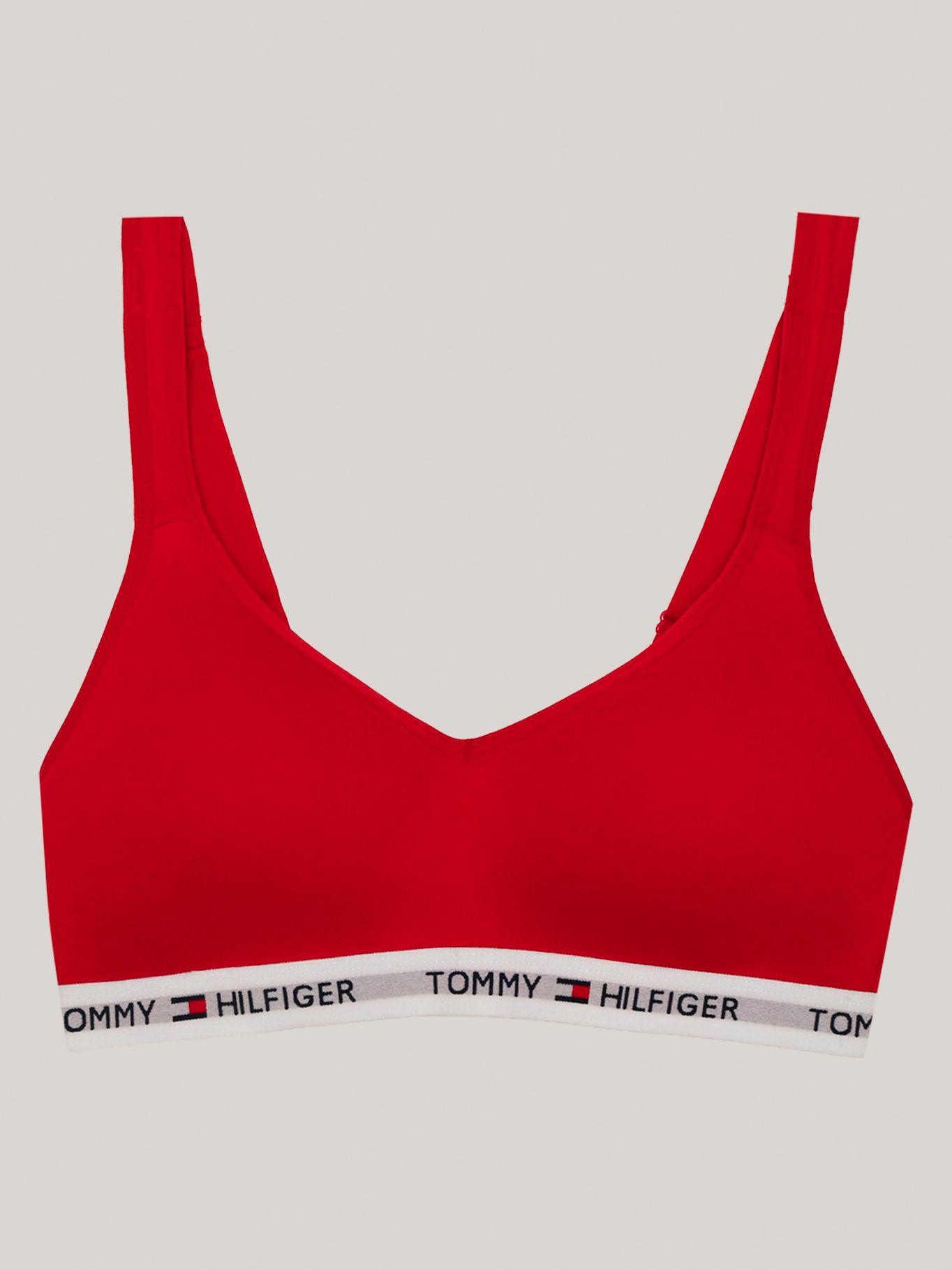 Bralette Classic Core Con Logo Rojo Tommy Hilfiger-4
