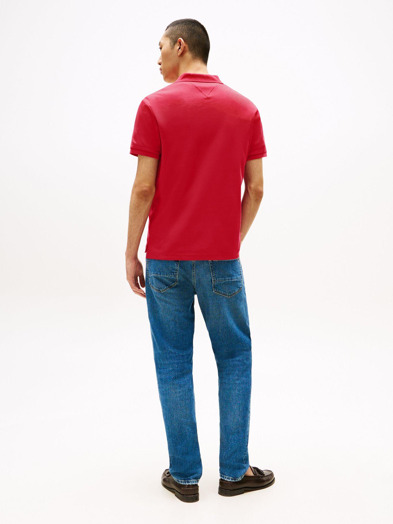 Polo Liquid Cotton Regular Fit Rojo XLD Tommy Hilfiger-2