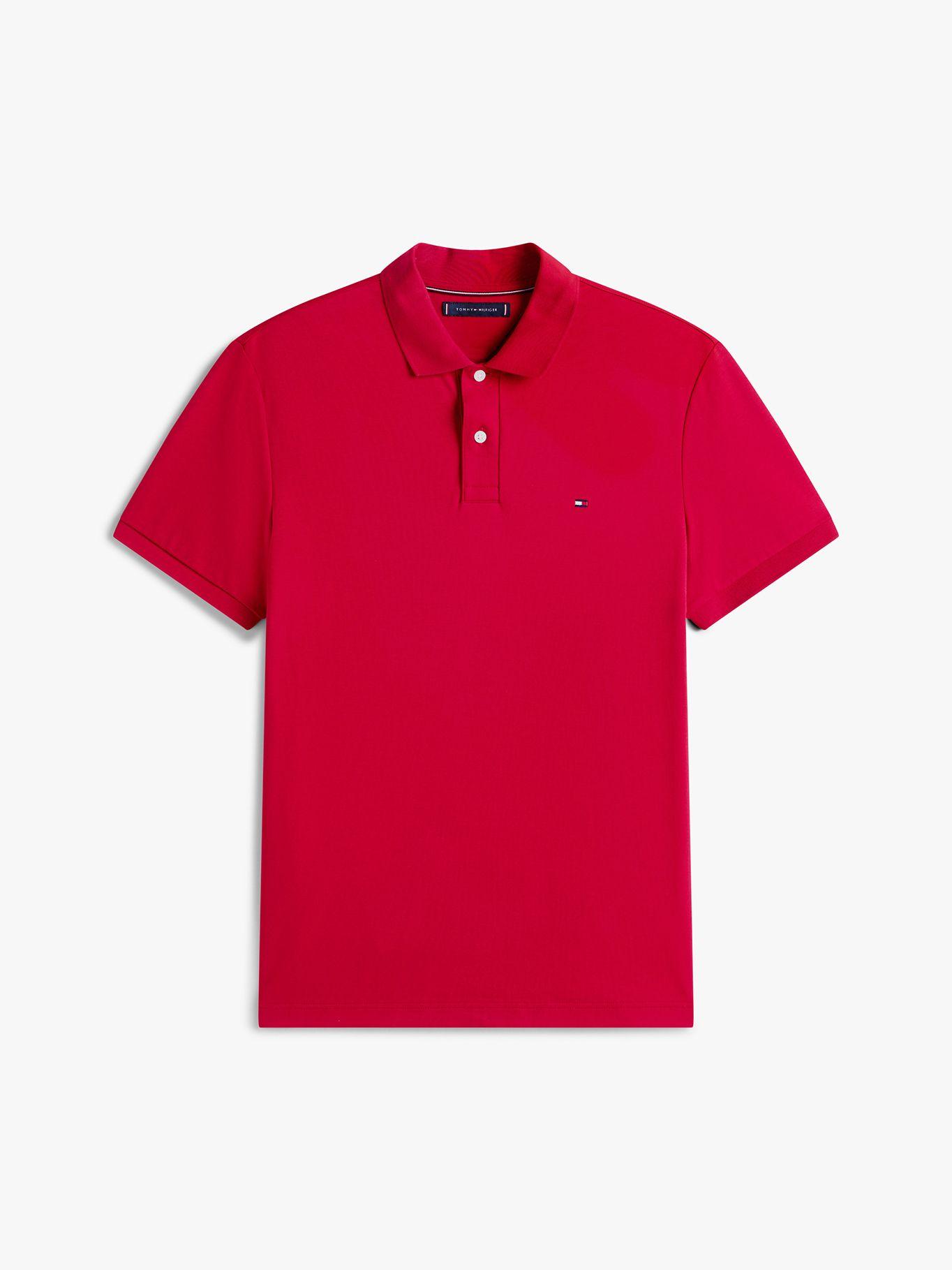 Polo Liquid Cotton Regular Fit Rojo XLD Tommy Hilfiger-4