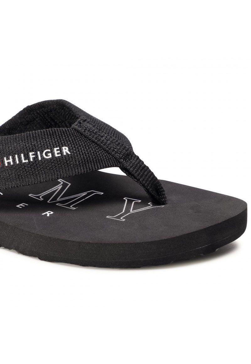 Sandalias Big Logo Negro Tommy Hilfiger-3