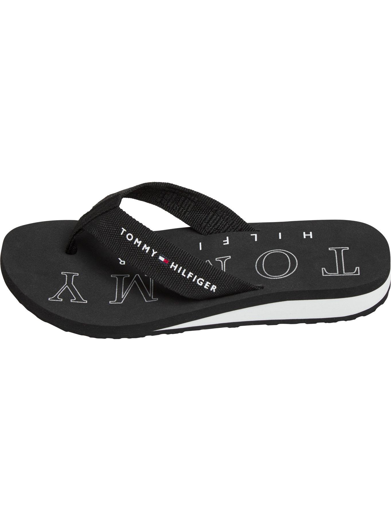 Sandalias Big Logo Negro Tommy Hilfiger-0