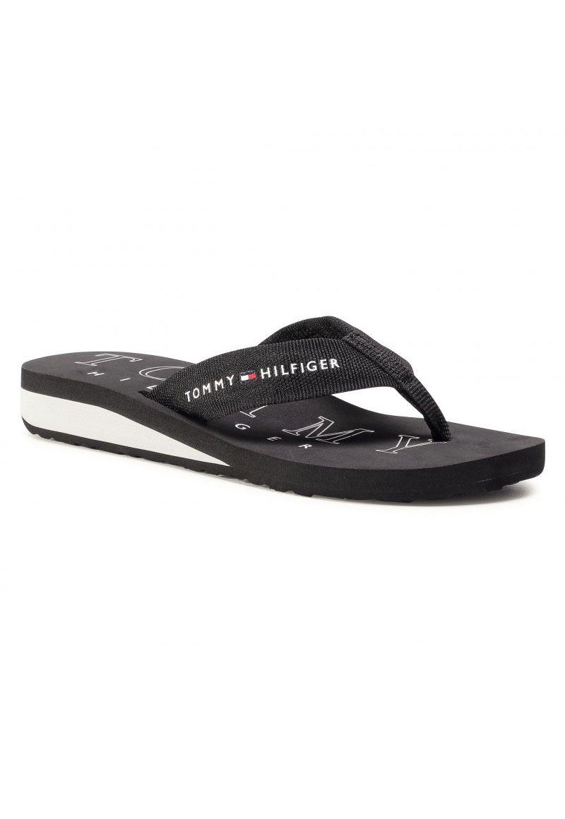 Sandalias Big Logo Negro Tommy Hilfiger-6