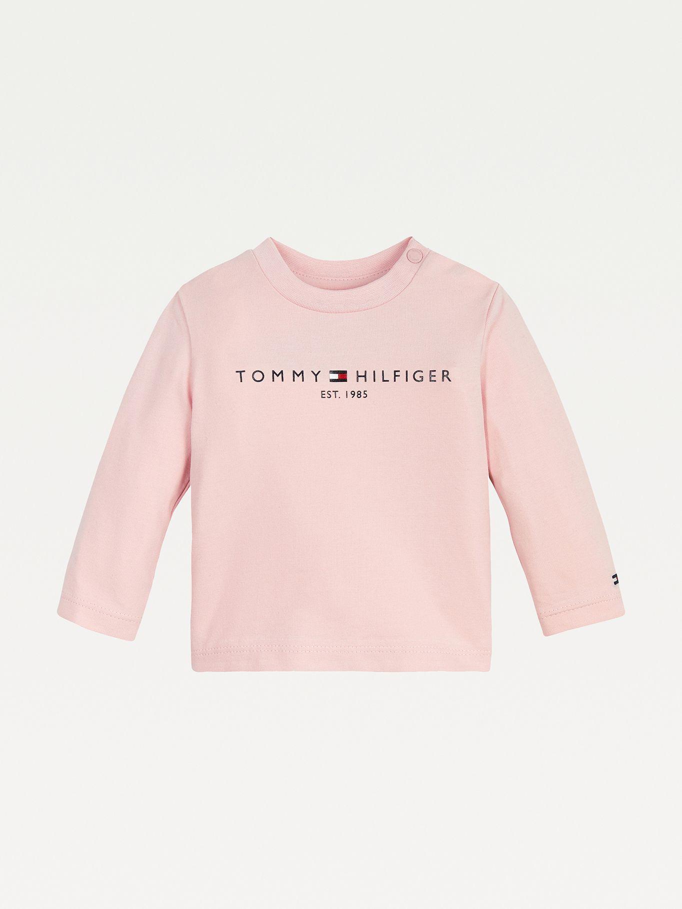 Polera Baby Essential Rosado Tommy Hilfiger-0