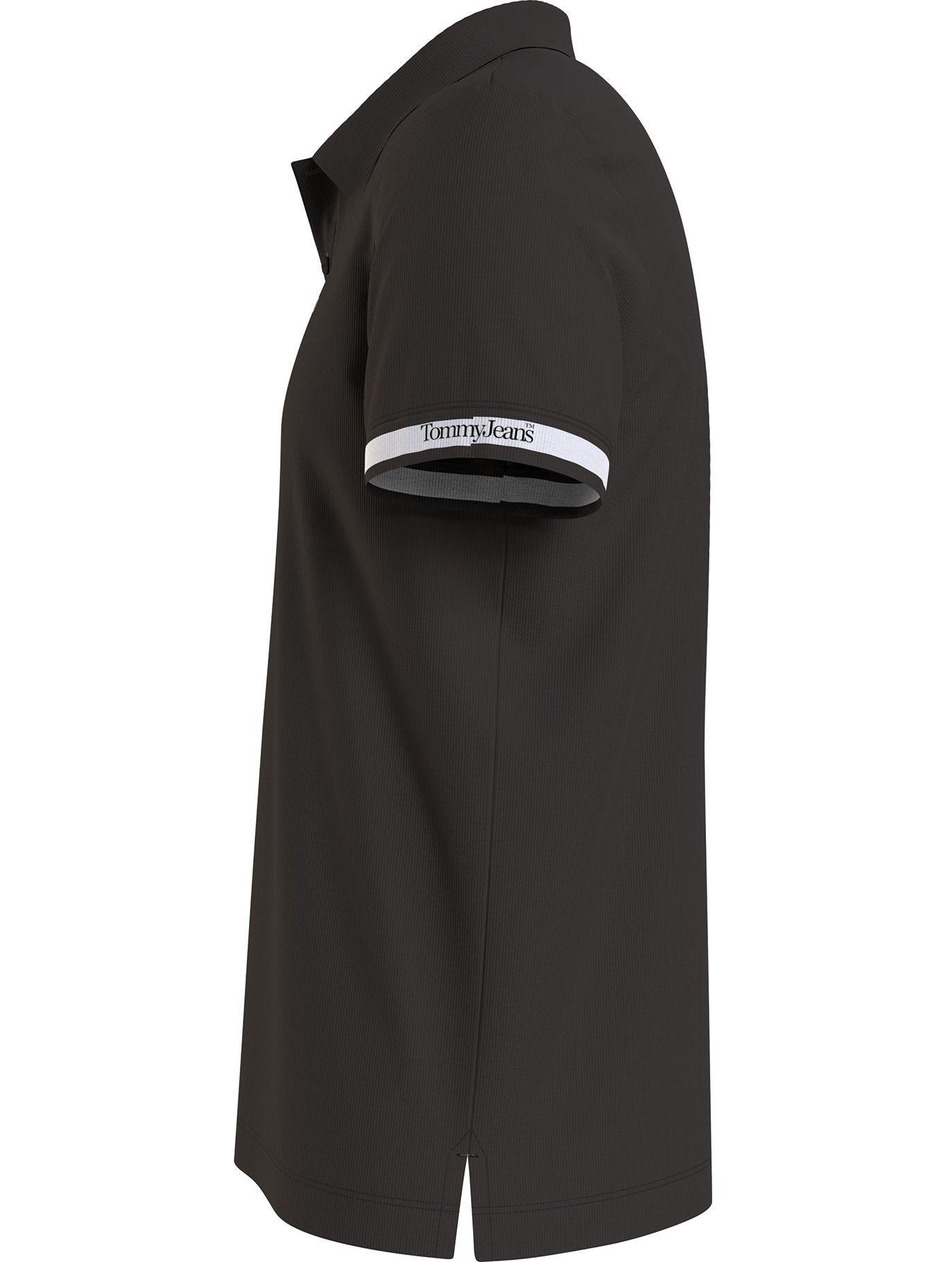 Polo Classic Essential Con Logo Negro Tommy Hilfiger-3
