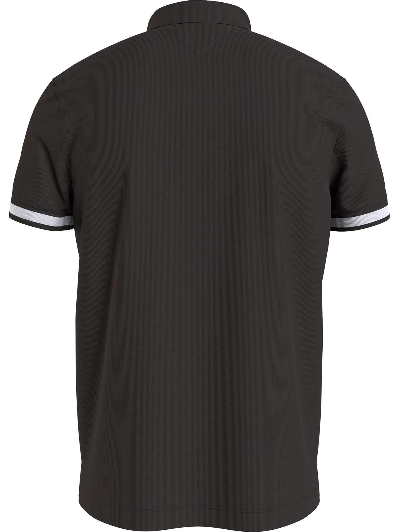 Polo Classic Essential Con Logo Negro Tommy Hilfiger-1