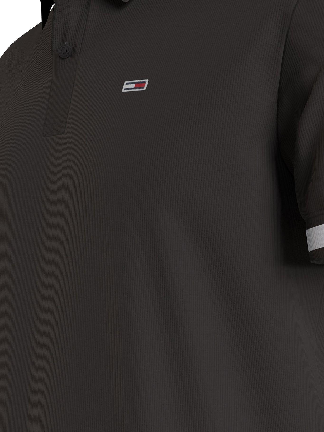 Polo Classic Essential Con Logo Negro Tommy Hilfiger-4