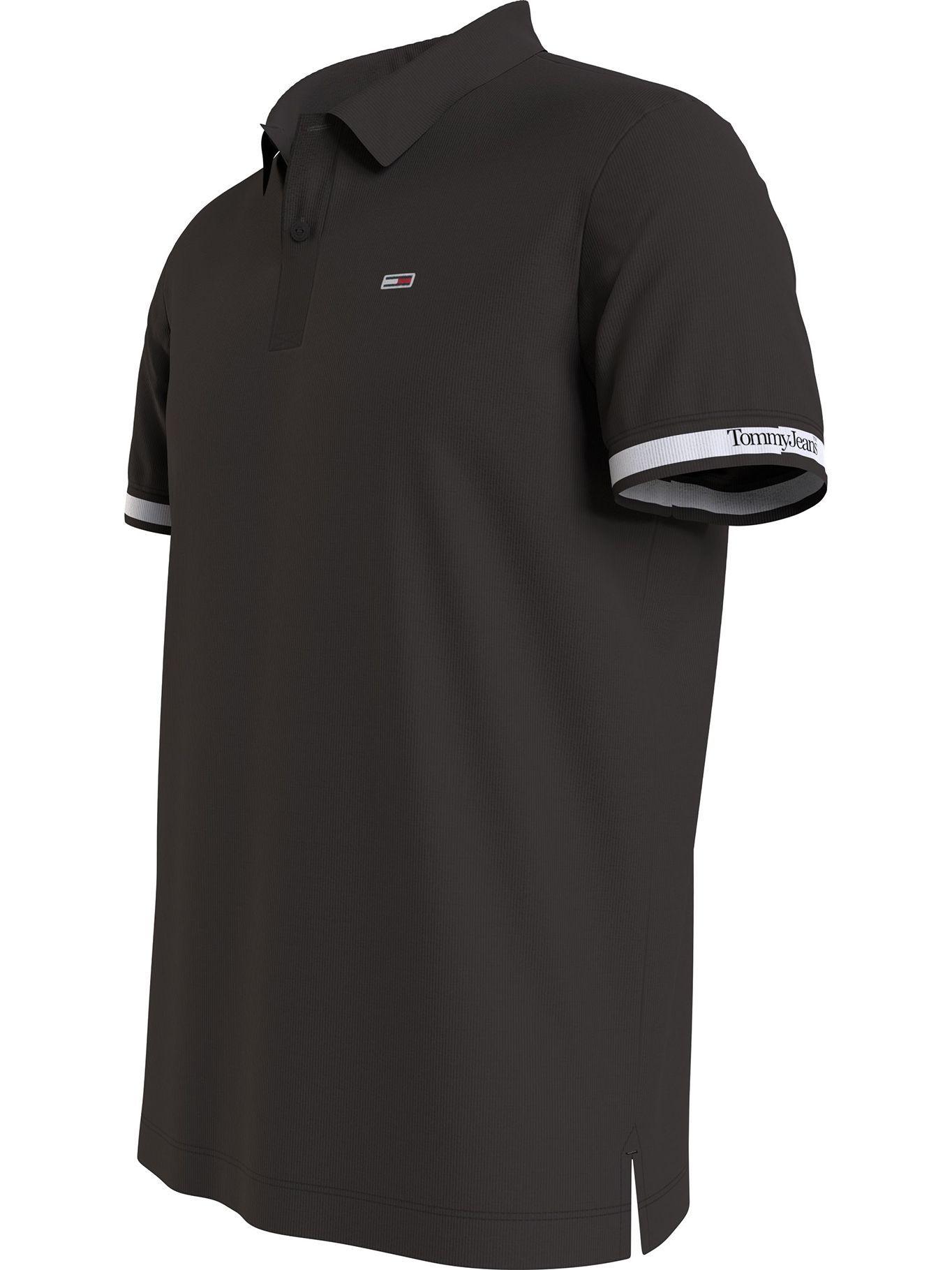 Polo Classic Essential Con Logo Negro Tommy Hilfiger-2