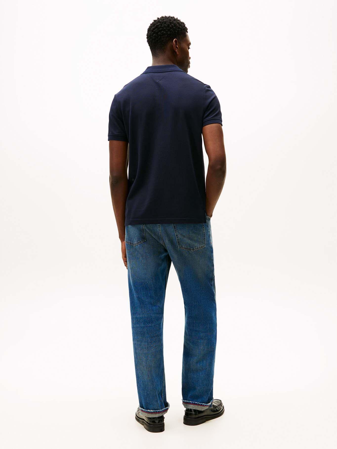 Polo Regular Fit Con Logo Gráfico Azul Tommy Hilfiger-2