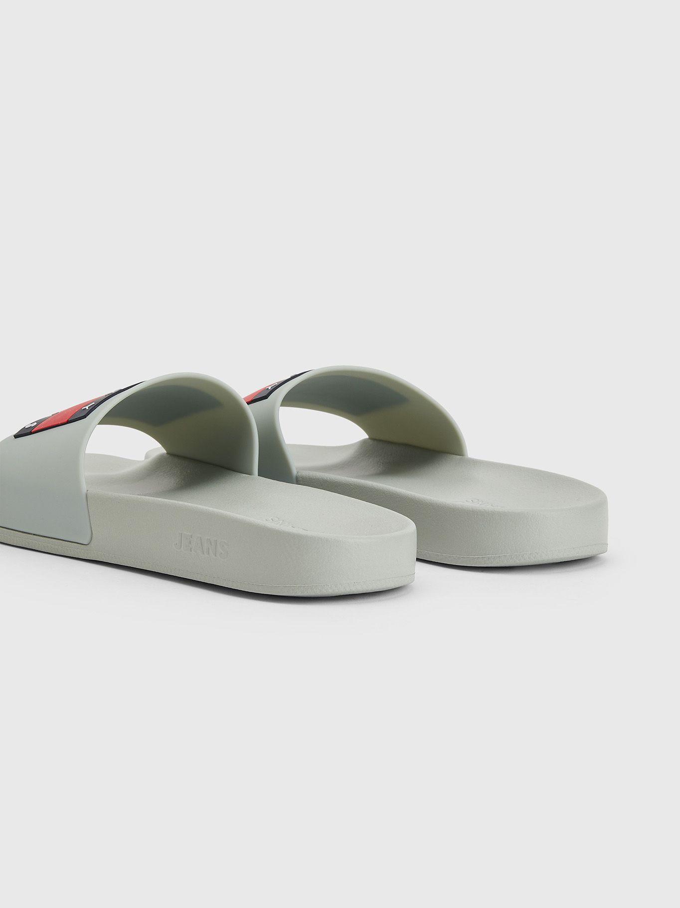 Sandalias Con Parche Flag Gris Tommy Hilfiger-1