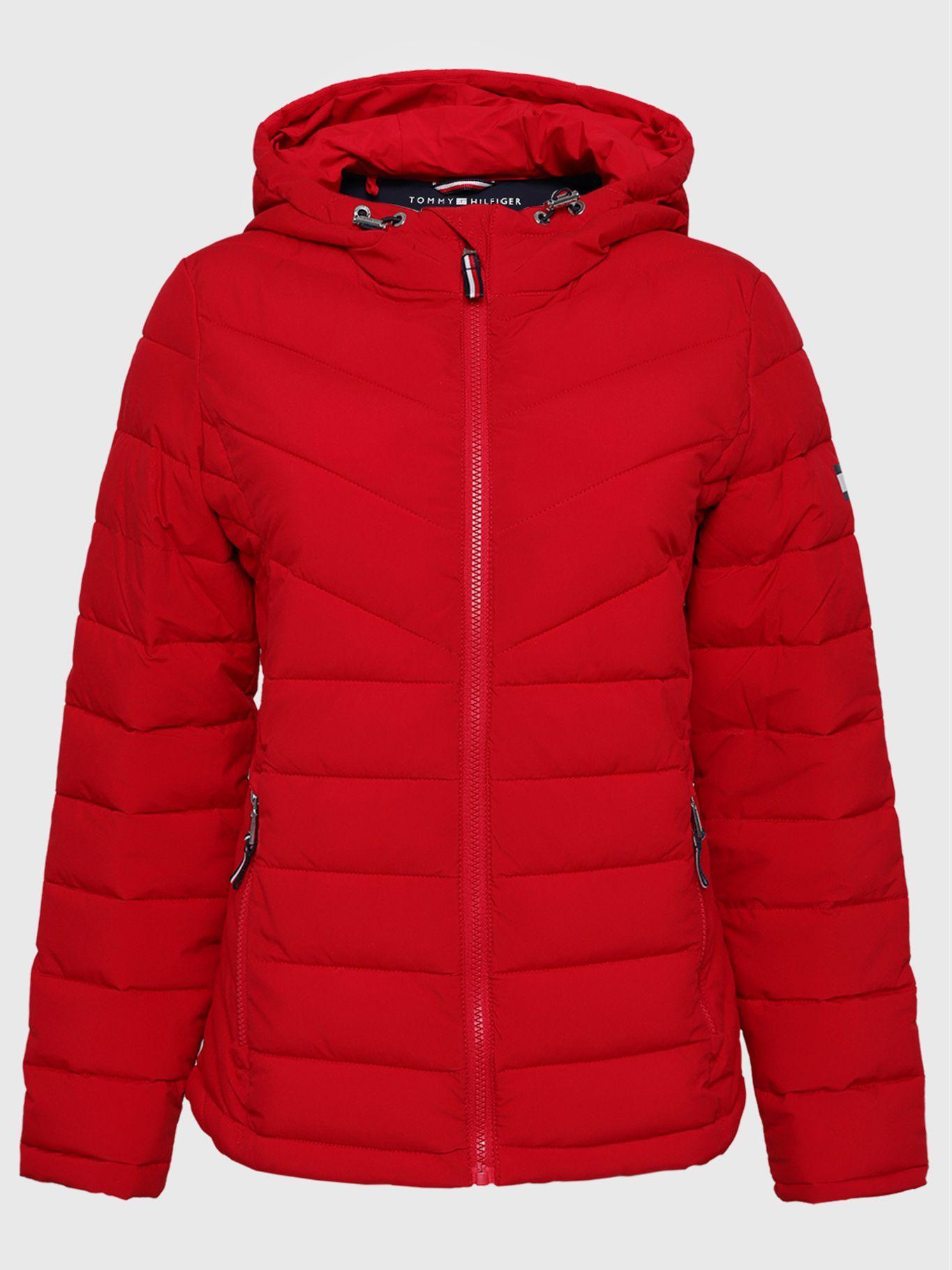 Chaqueta Packable Essential Logo Rojo Tommy Hilfiger-0