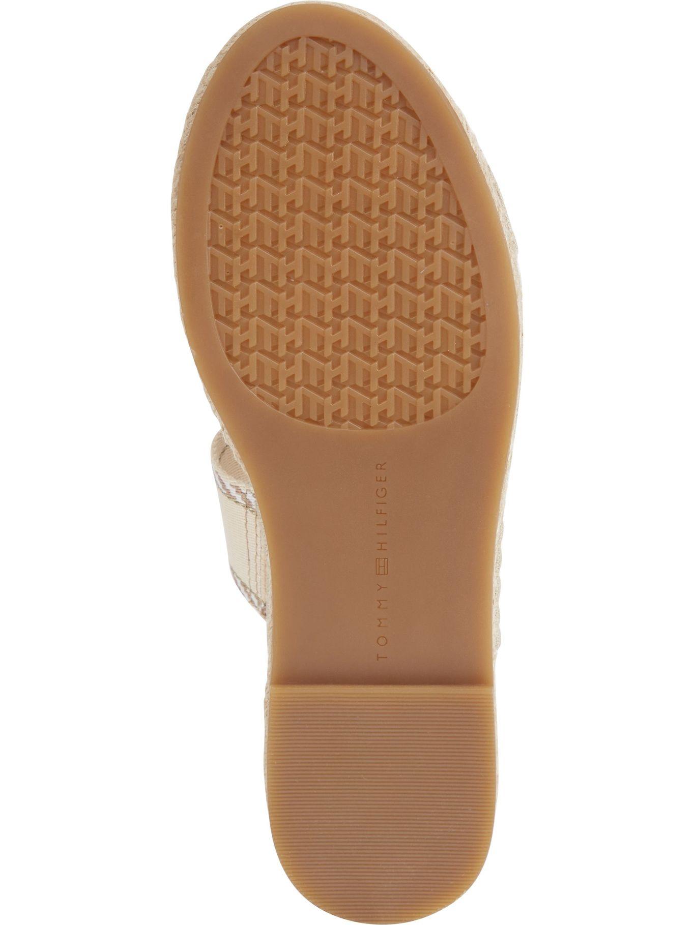 Sandalias Cruzadas Con Logo Beige Tommy Hilfiger-4