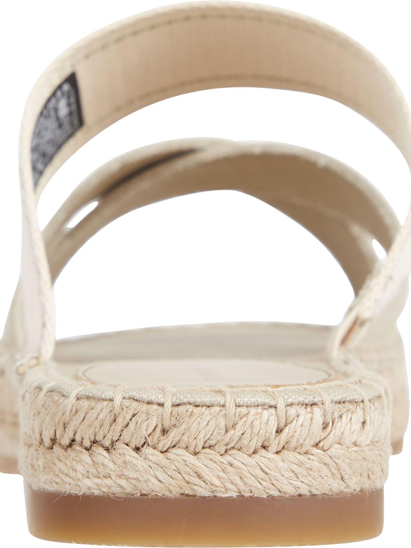 Sandalias Cruzadas Con Logo Beige Tommy Hilfiger-7