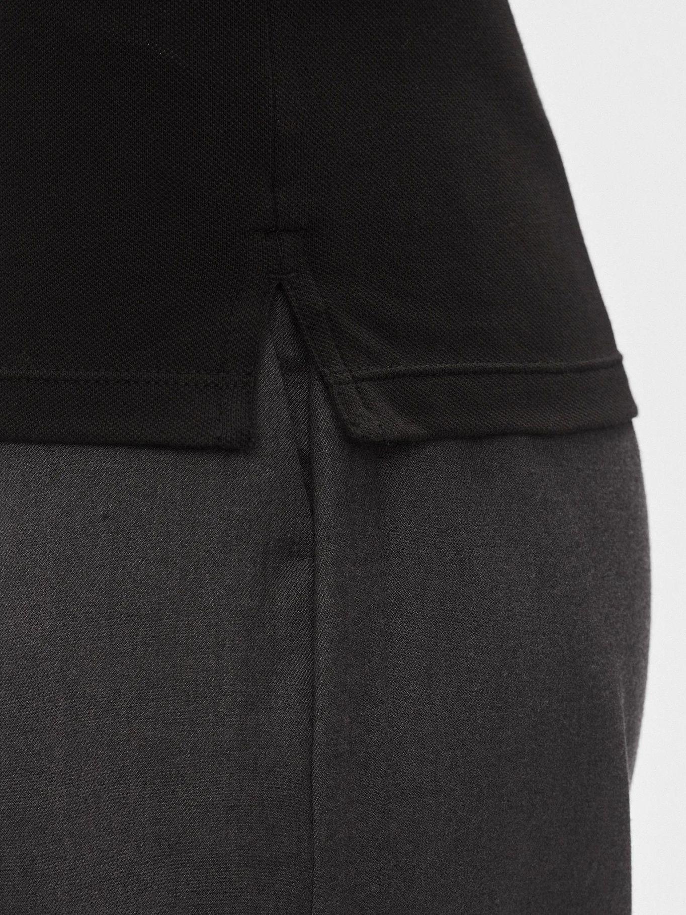 Polo Slim Fit Con Tejido Pique Negro Tommy Hilfiger-4