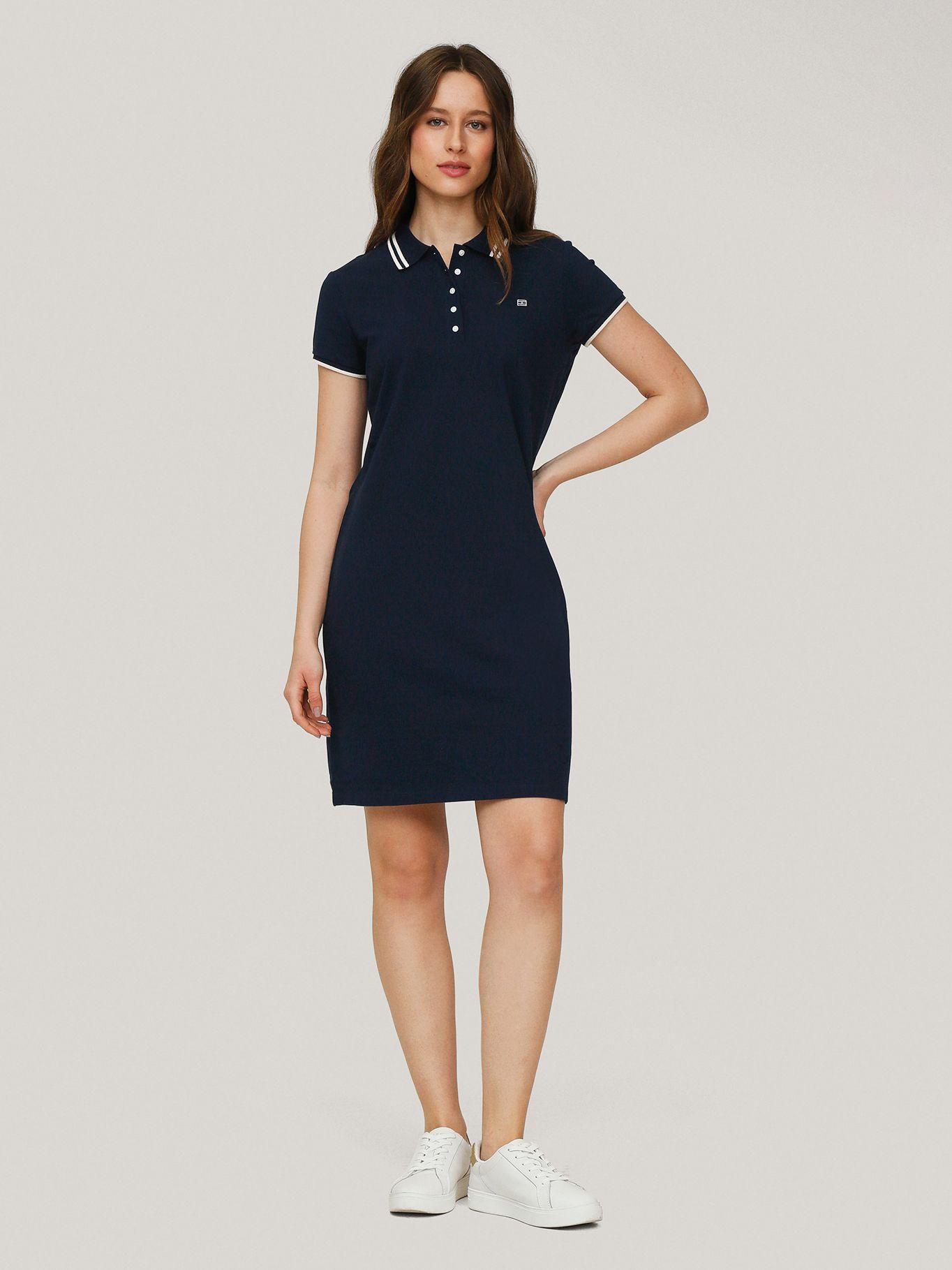 Vestido Sporty Polo Azul Tommy Hilfiger-1