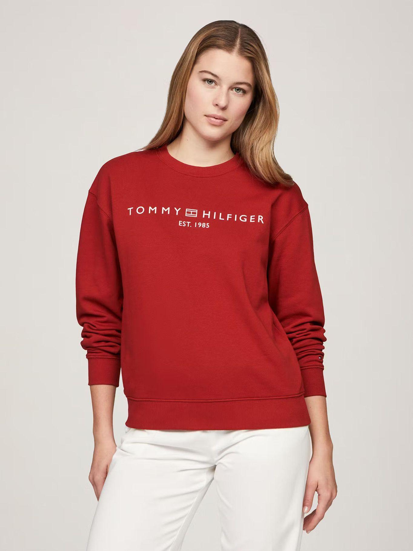 Polerón Modern Mujer NXN Logo Rojo Tommy Hilfiger-0