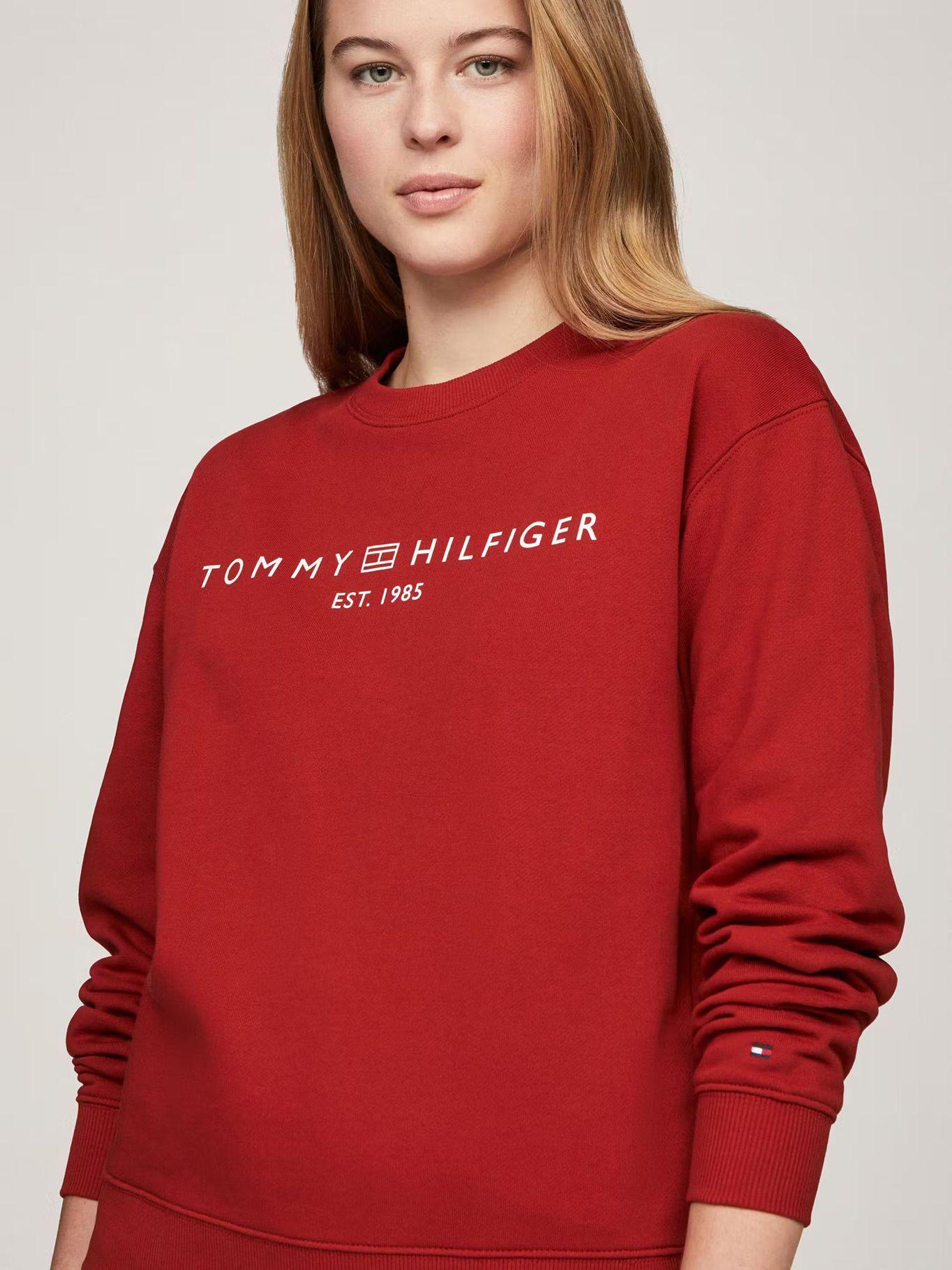 Polerón Modern Mujer NXN Logo Rojo Tommy Hilfiger-3