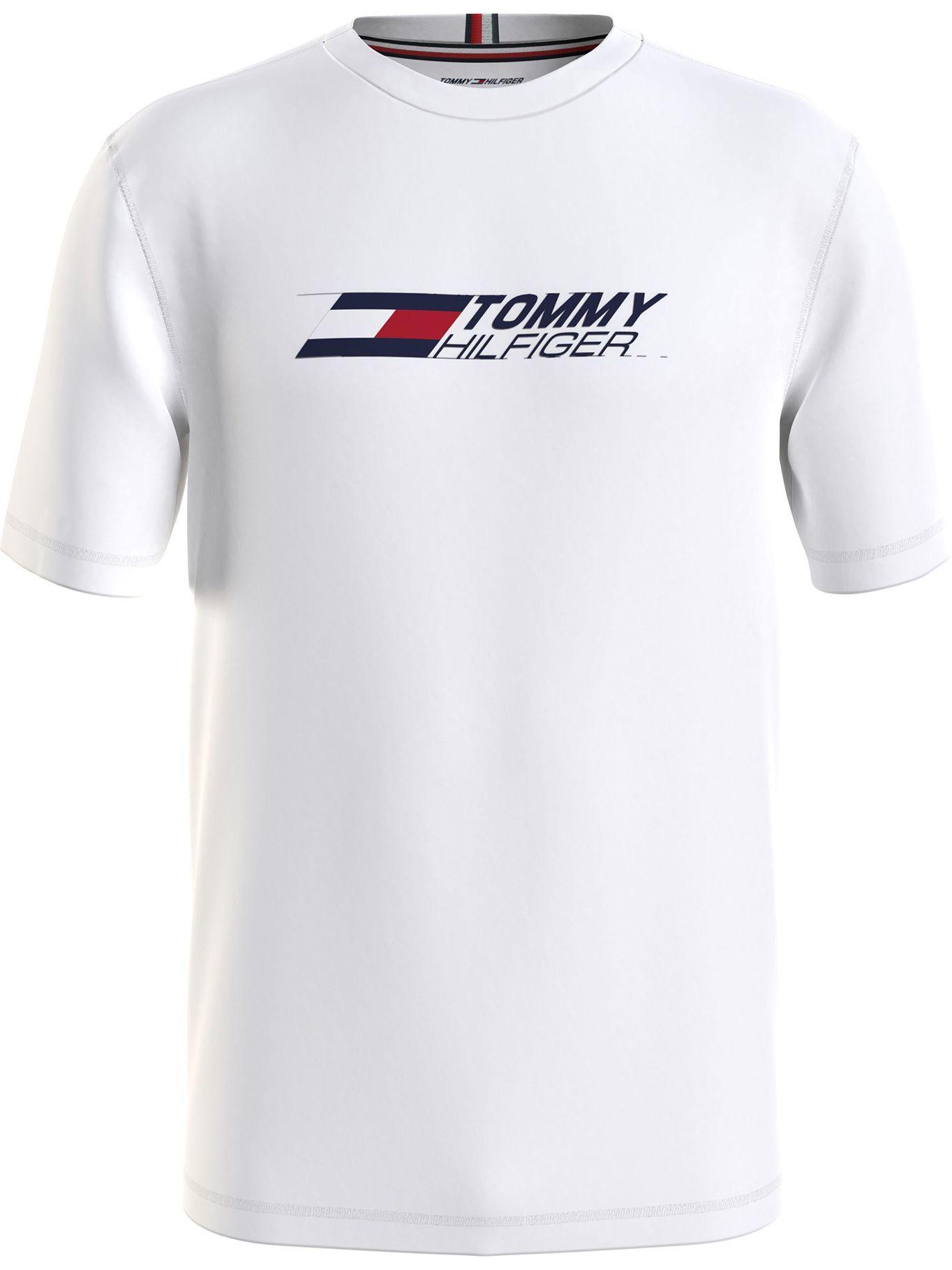 Polera Sport Essential Slim Fit Blanco Tommy Hilfiger-0