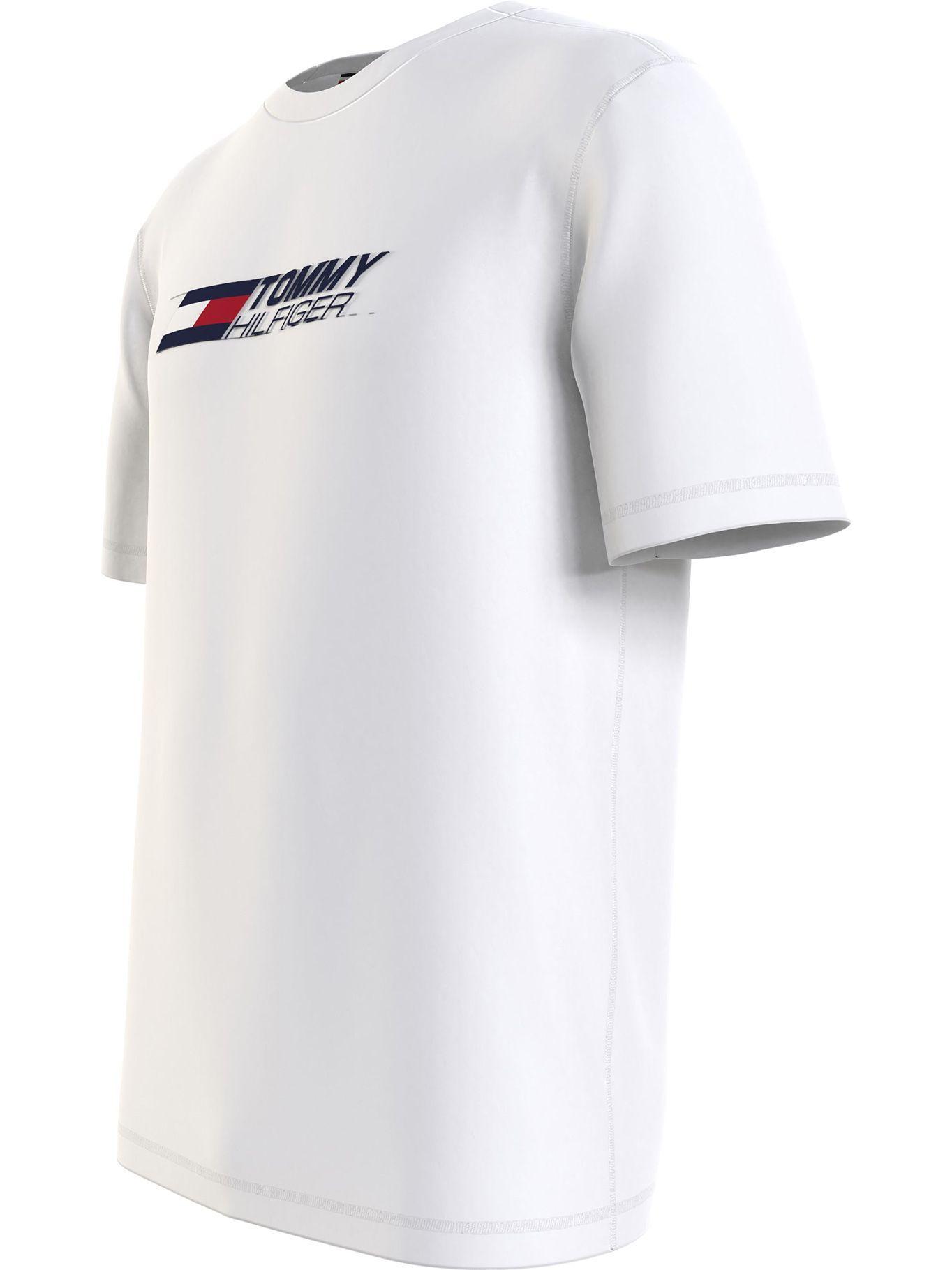 Polera Sport Essential Slim Fit Blanco Tommy Hilfiger-3