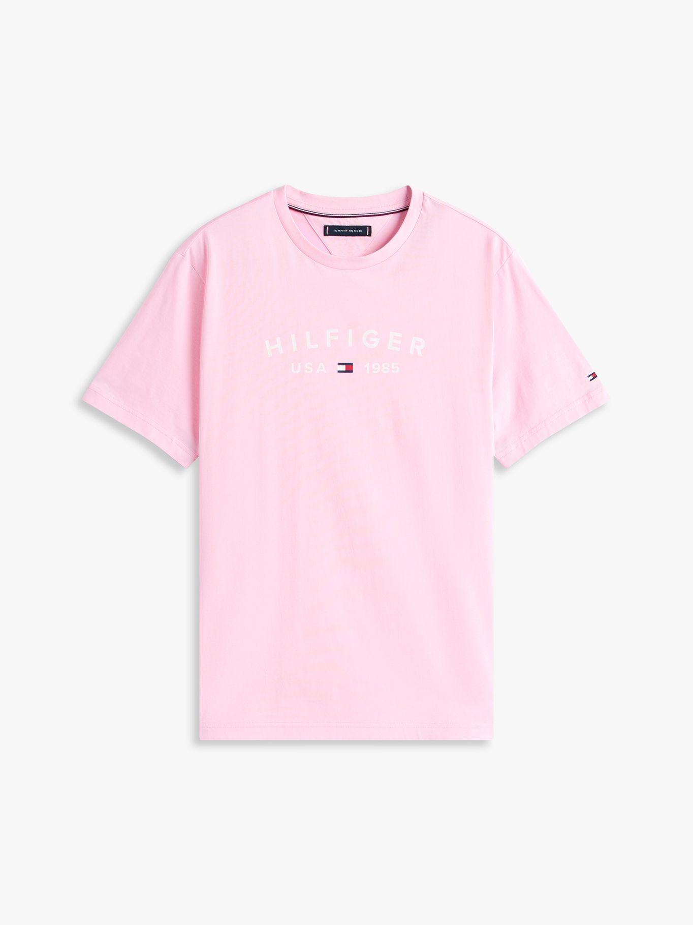 Polera Con Logo Estampado Rosado TOL Tommy Hilfiger-4